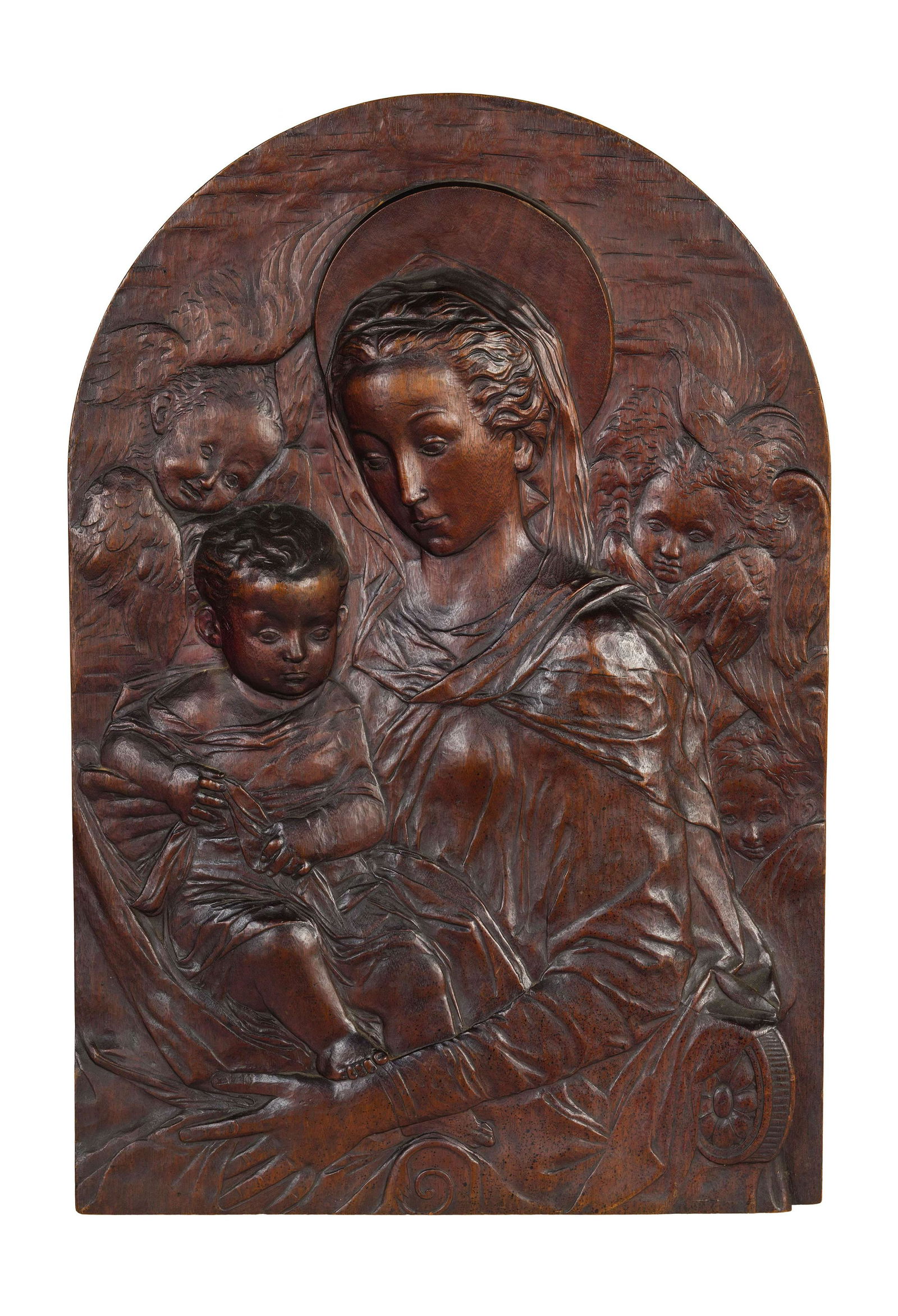 BASSORILIEVO IN LEGNO A PATINA SCURA, XX SECOLO (1 of 1)