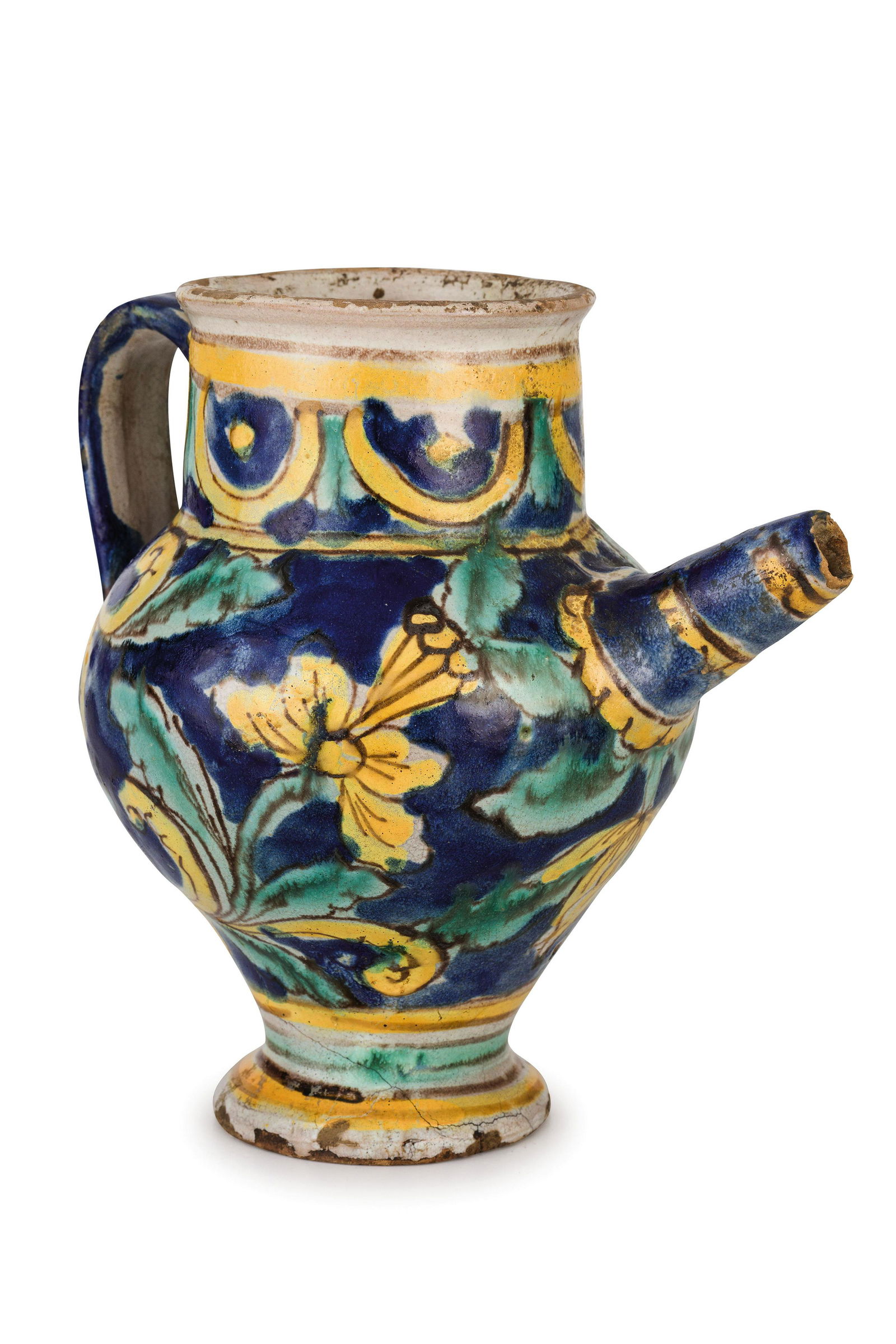 CHEVRETTE IN MAIOLICA POLICROMA, (1 of 1)