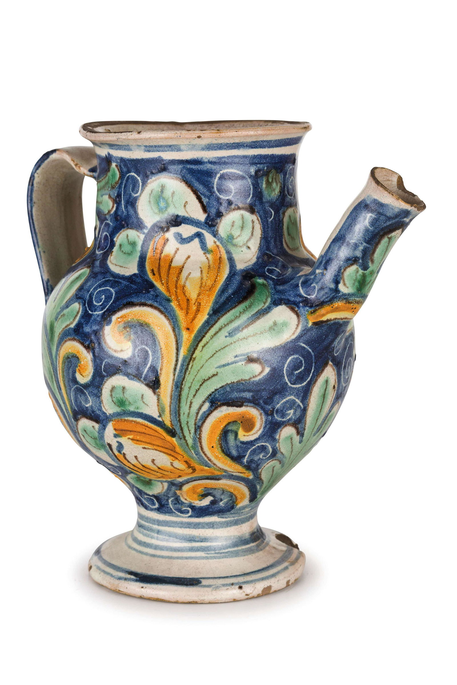 CHEVRETTE IN MAIOLICA POLICROMA, (1 of 1)