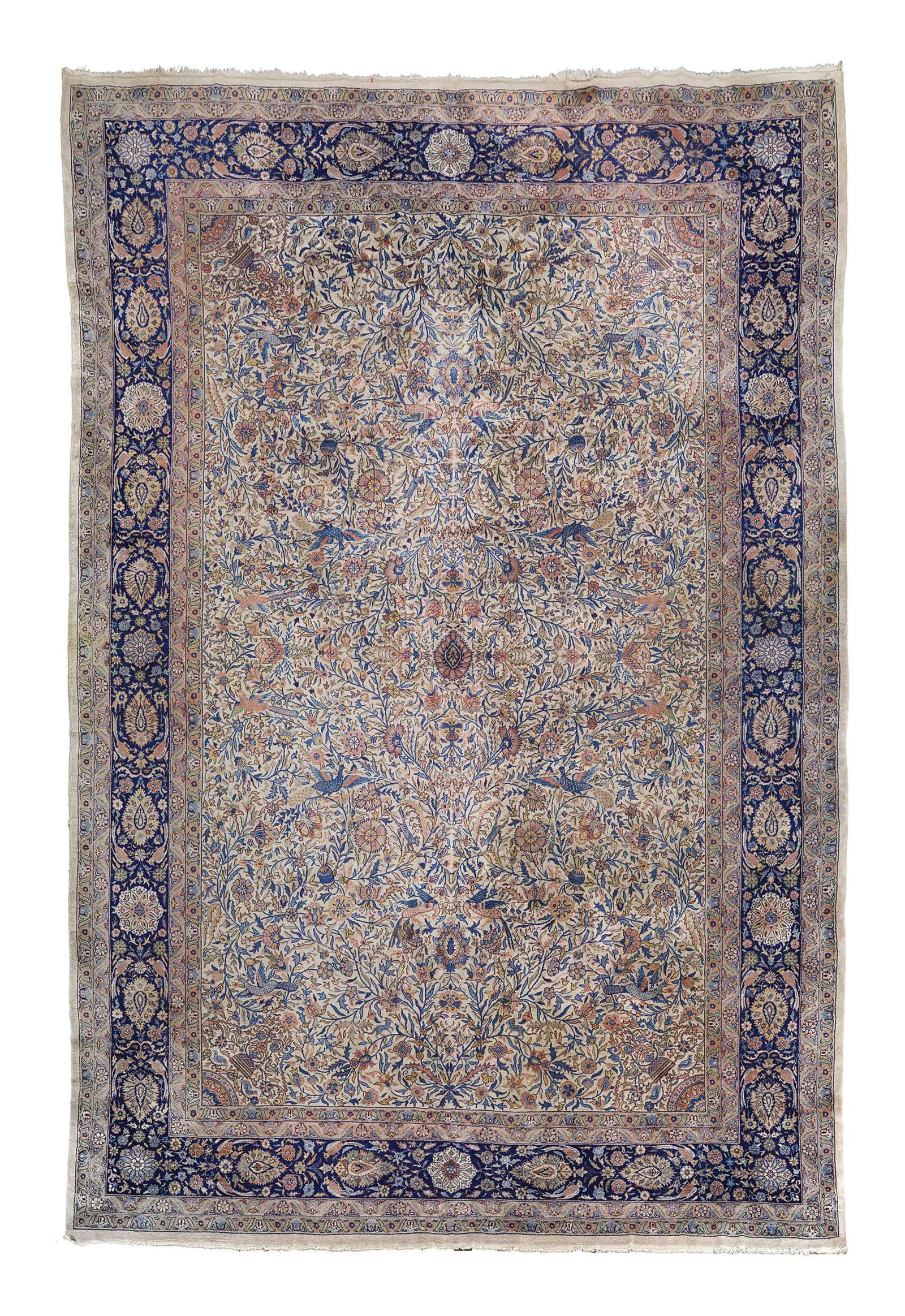 TAPPETO KIRMAN IN SETA, MANIFATTURA MODERNA (1 of 1)