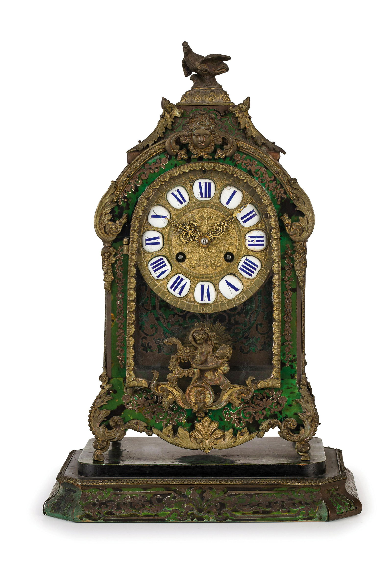 OROLOGIO DA APPOGGIO A LA BOULLE, FRANCIA, FINE DEL XIX (1 of 1)