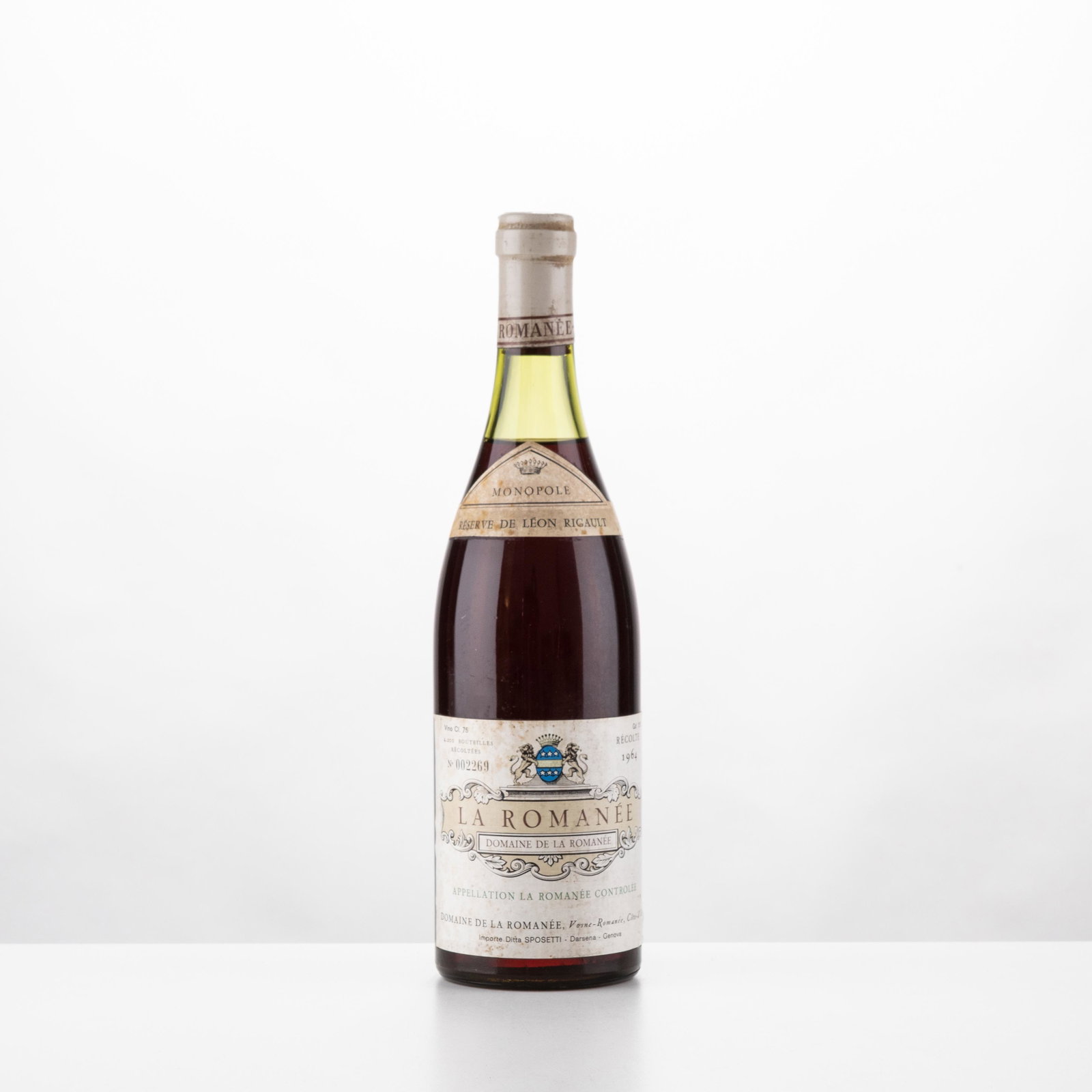La Romanée Reserve de Leon Rigault 1964, Domaine: Cote de Nuits 1 bt