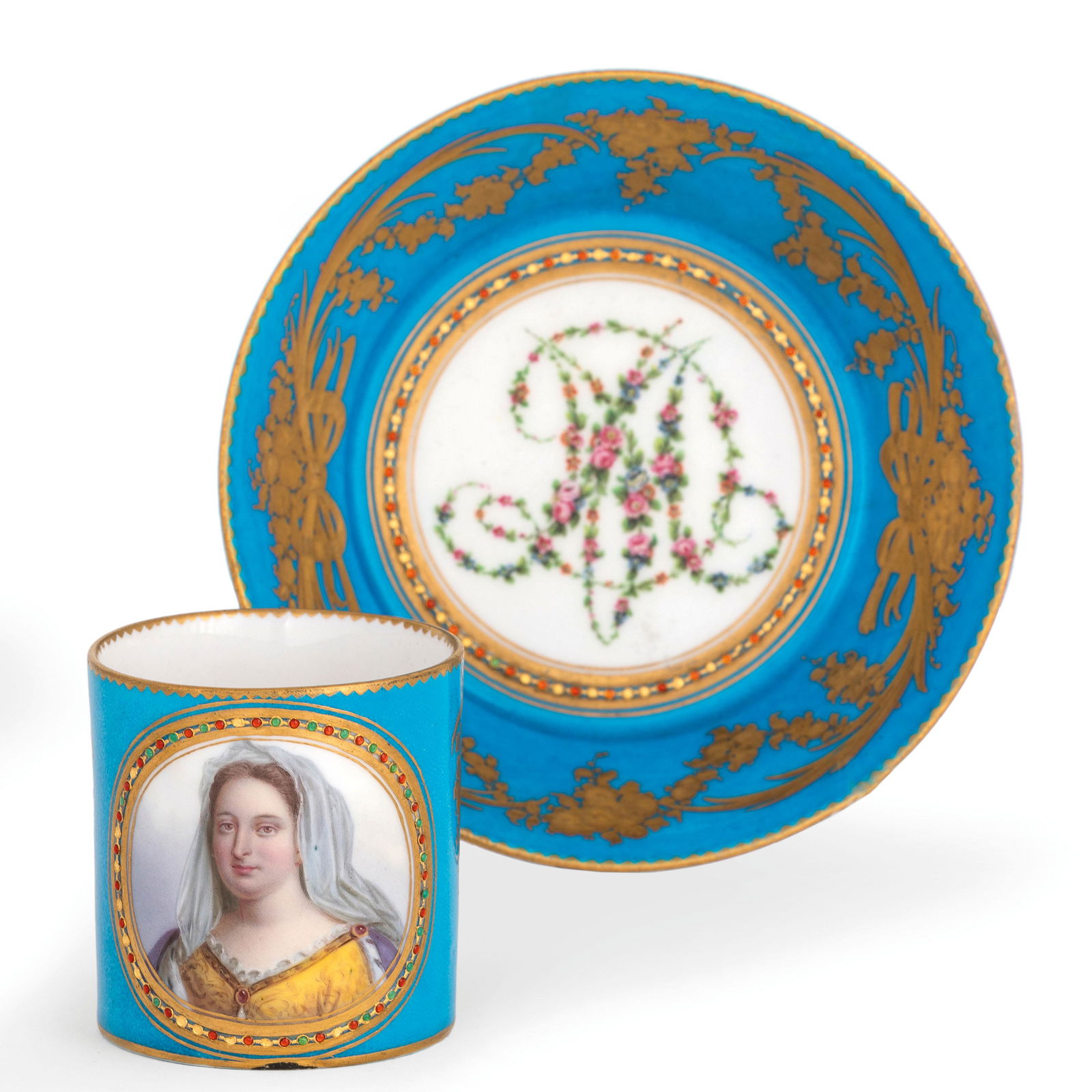 TAZZA TREMBLEUSE IN PORCELLANA POLICROMA (1 of 1)