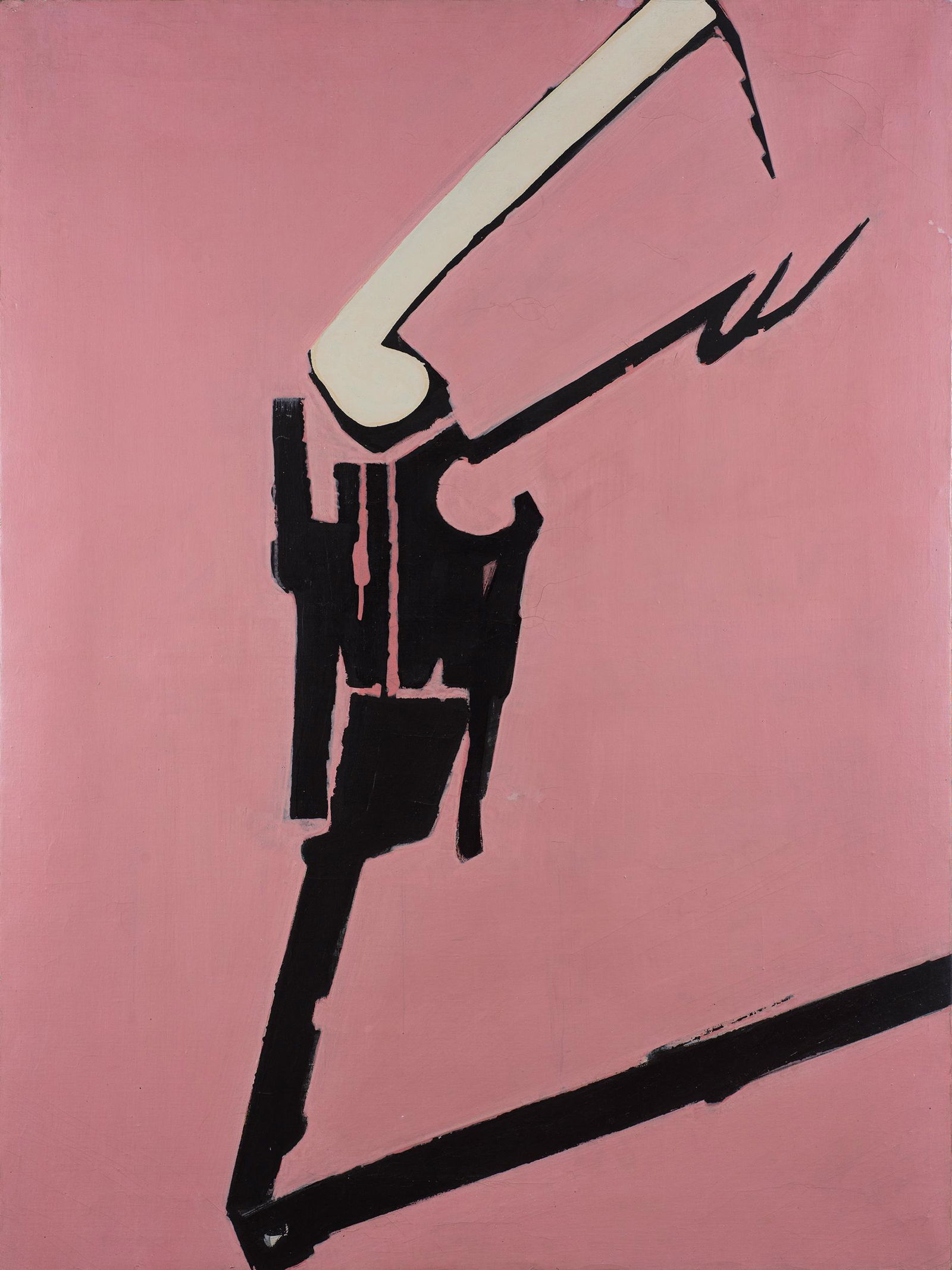 PAOLO COTANI: Roma 1940- 2011 Senza titolo, 1963 Olio su tela, cm 160,5 x 120 Firmato e datato sul retro Provenienza: Galleria Bonino, New York Galleria Pogliani, Roma