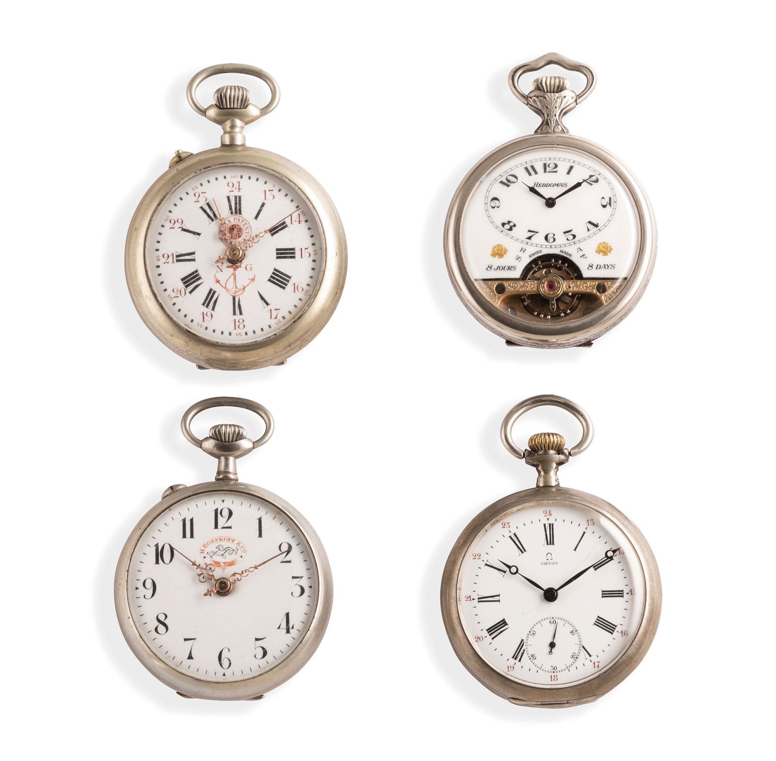 LOTTO COMPOSTO DA 4 OROLOGI DA TASCA (1 of 2)