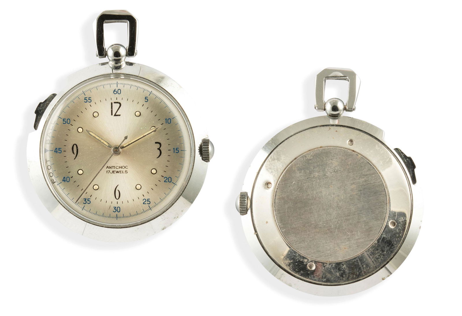 CRONOSTOP, OROLOGIO DA TASCA CRONOMETRO, CIRCA 1960 (1 of 3)