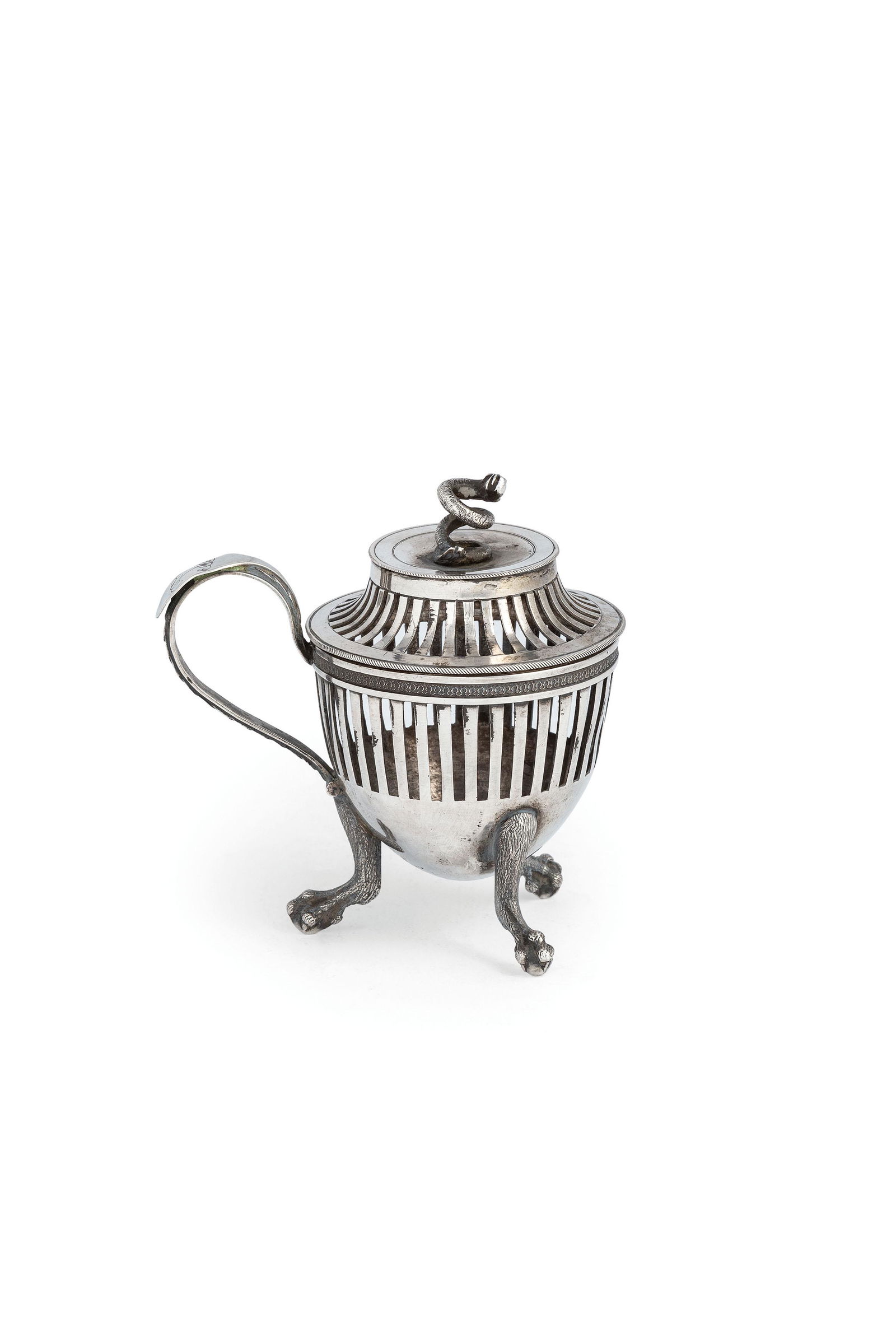 TRE DIVERSE STOPPINIERE IN ARGENTO, ROMA, XIX SECOLO (1 of 3)