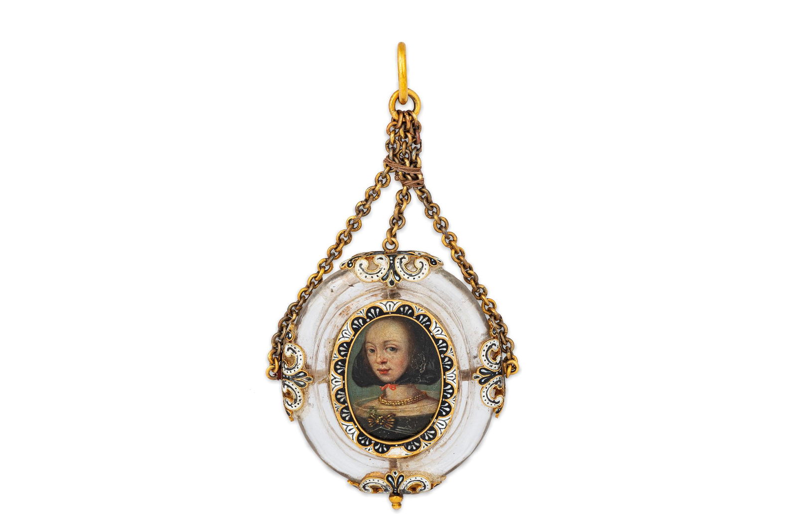 MINIATURA CON CORNICE IN CRISTALLO DI ROCCA (1 of 1)