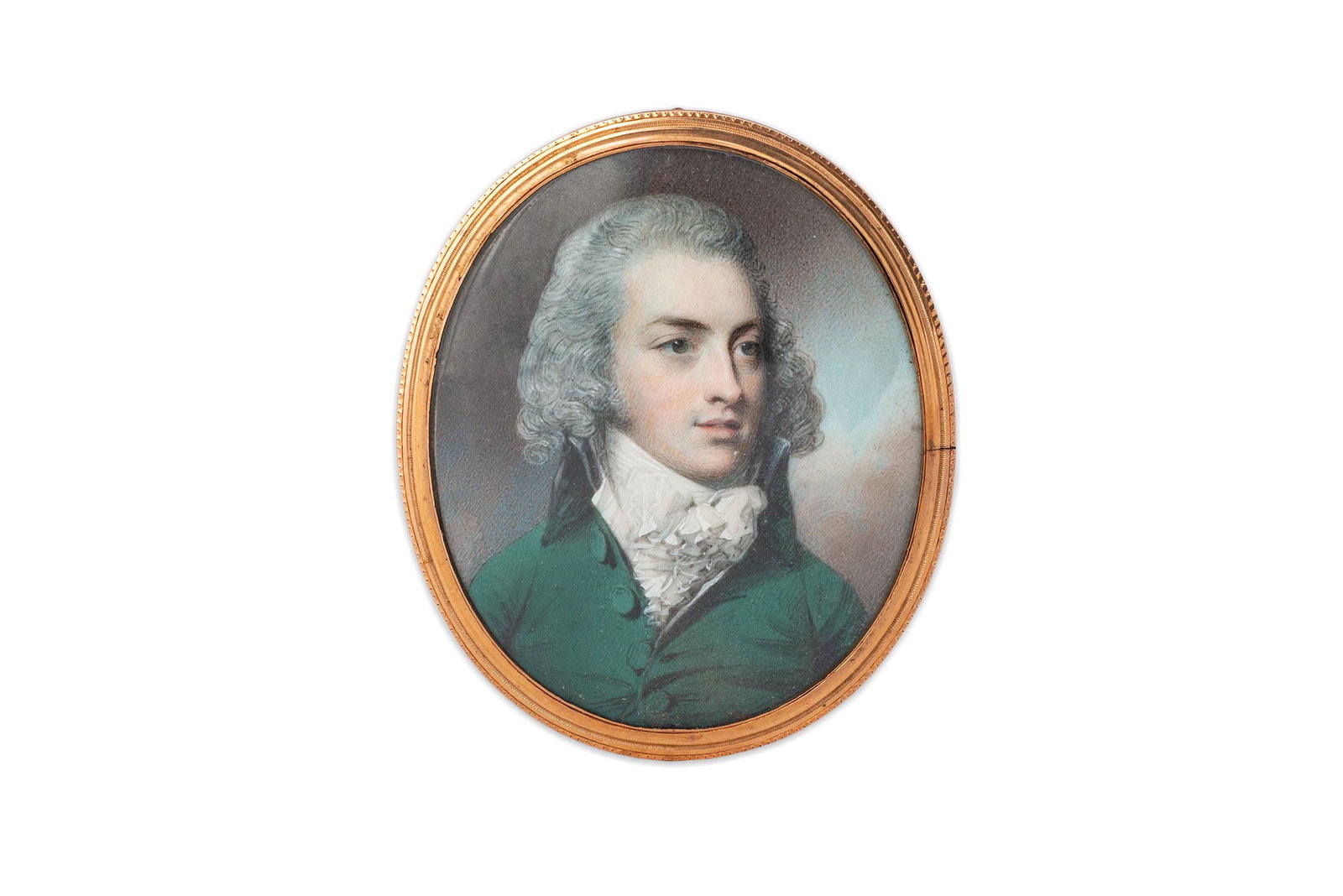 MINIATURA CON CORNICE IN ORO, XIX SECOLO (1 of 2)