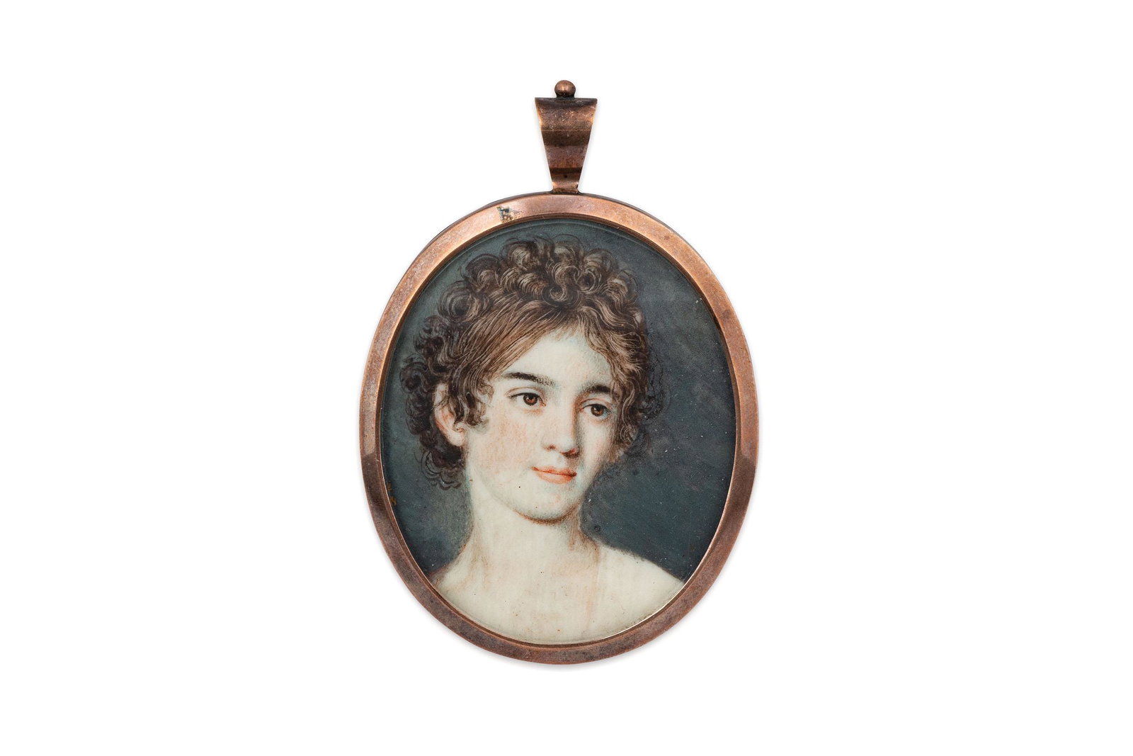 MINIATURA CON CORNICE IN ORO, XIX SECOLO (1 of 1)