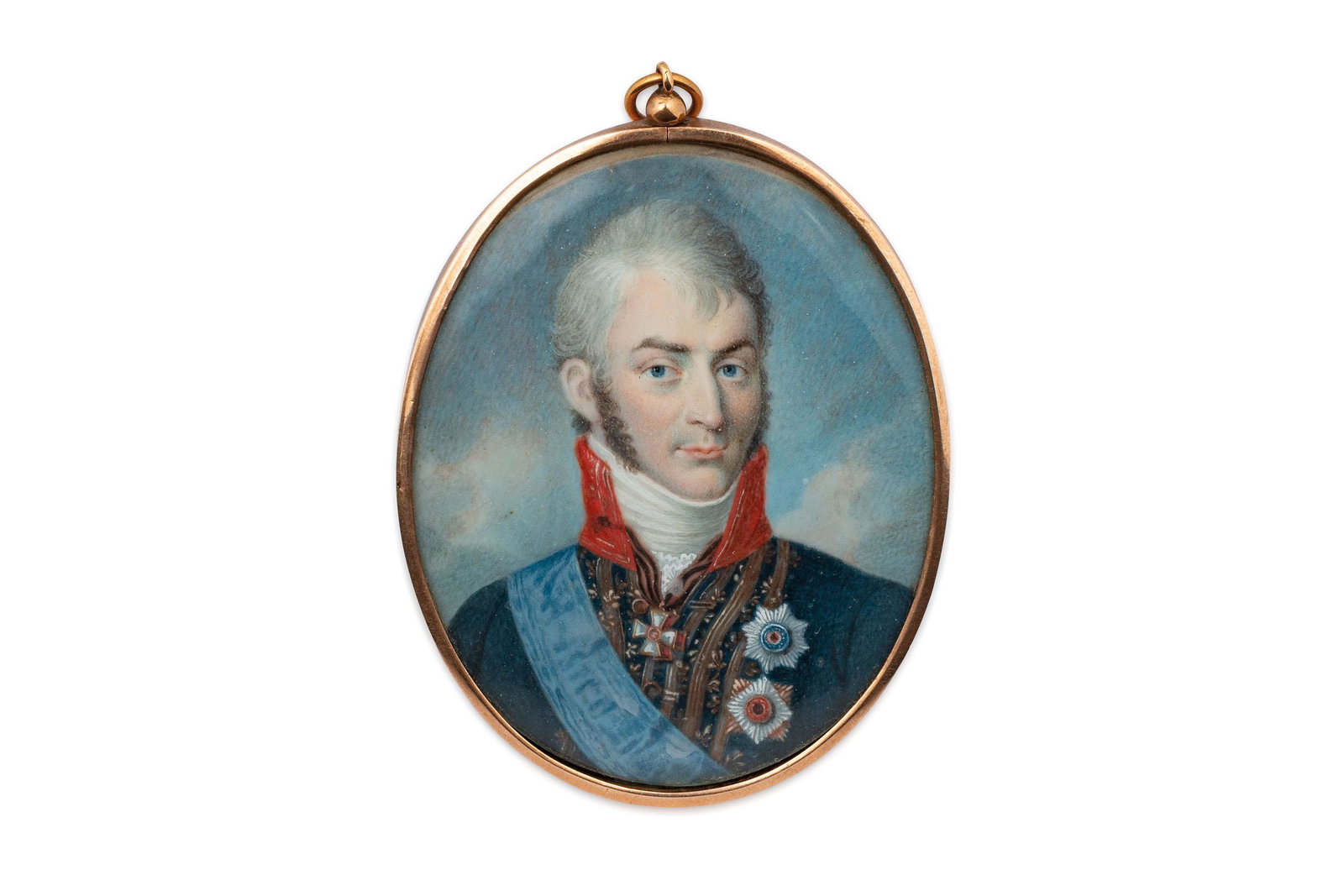 MINIATURA CON CORNICE IN ORO, XIX SECOLO (1 of 1)