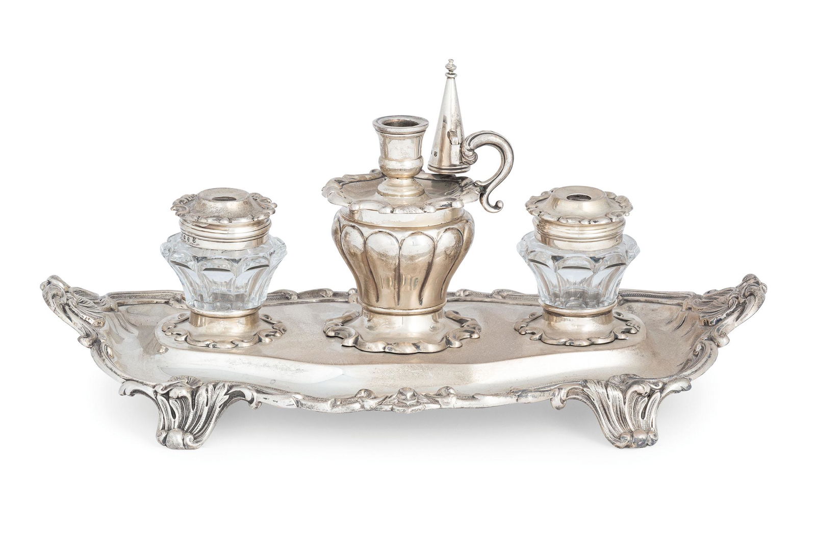 CALAMAIO IN ARGENTO E CRISTALLO, BIRMINGHAM, 1837 (1 of 1)