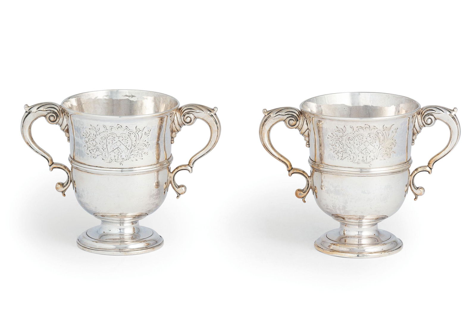 COPPIA DI COPPE IN ARGENTO, DUBLINO, XVIII SECOLO (1 of 1)