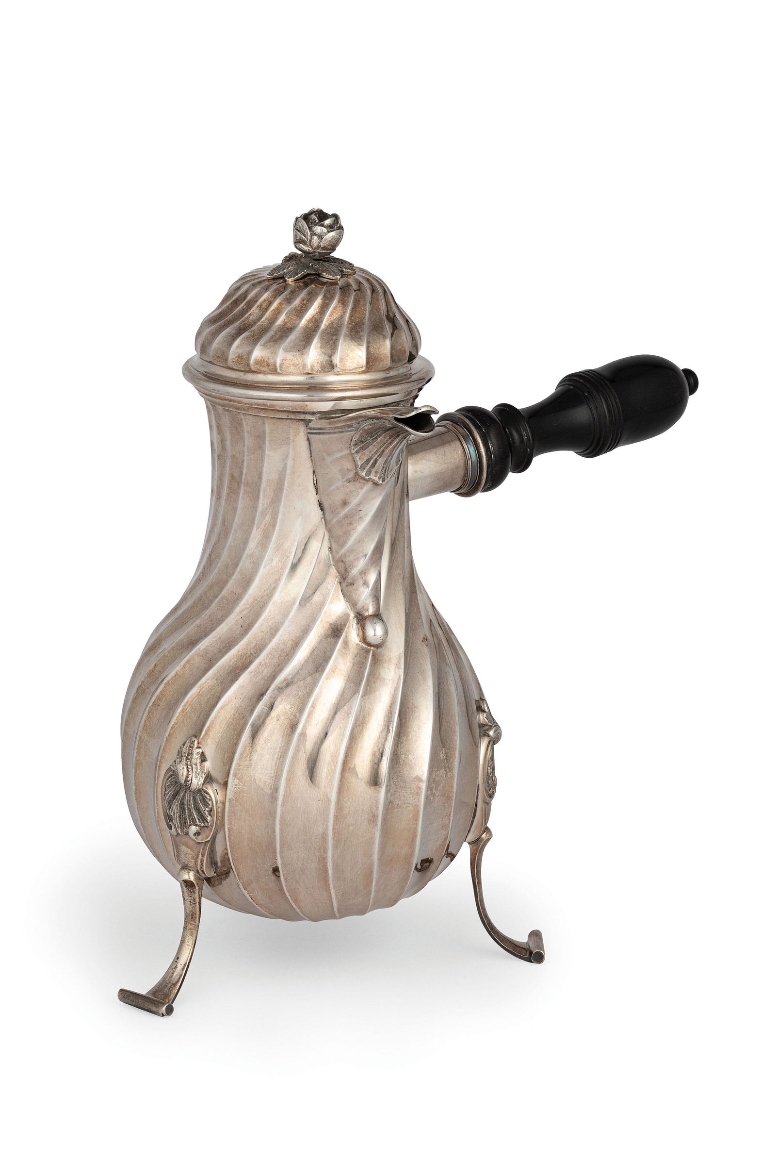 CIOCCOLATIERA IN ARGENTO, LILLE, CIRCA 1785, ORAFO (1 of 1)
