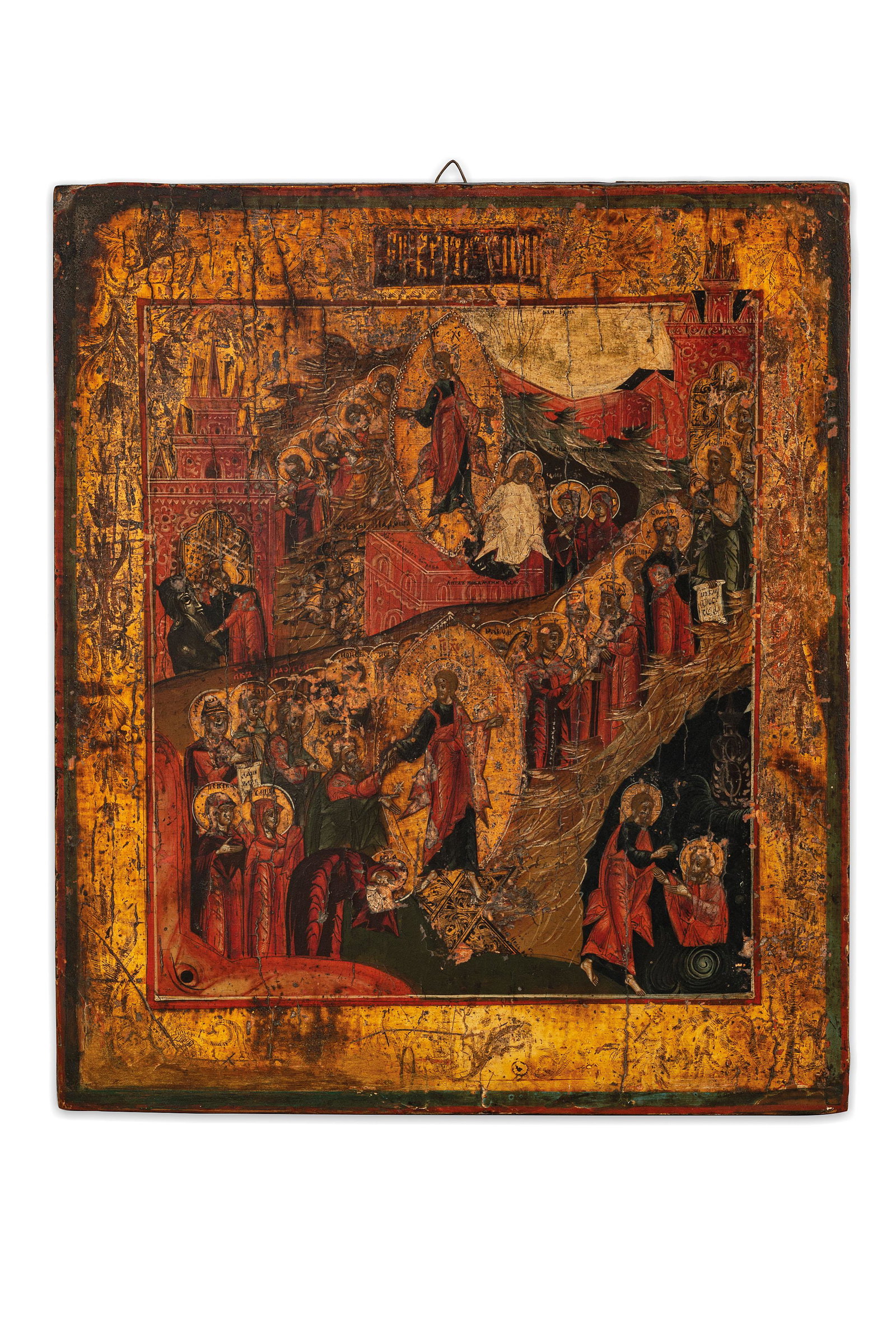 ICONA RAFFIGURANTE LA SANTA PASQUA, RUSSIA, XIX SECOLO (1 of 1)