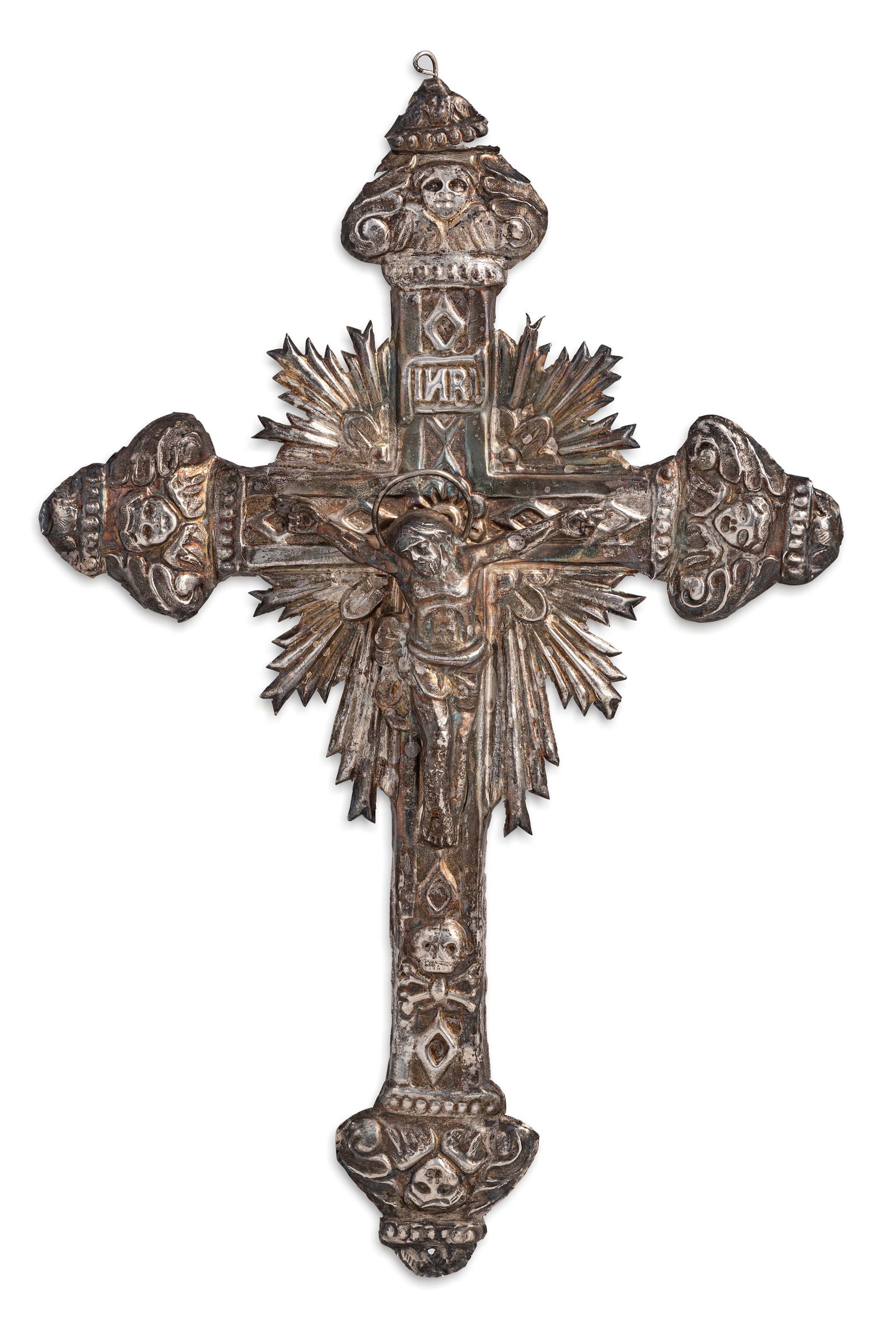 DUE CROCEFISSI DIVERSI IN ARGENTO, NAPOLI, XIX-XX (1 of 2)