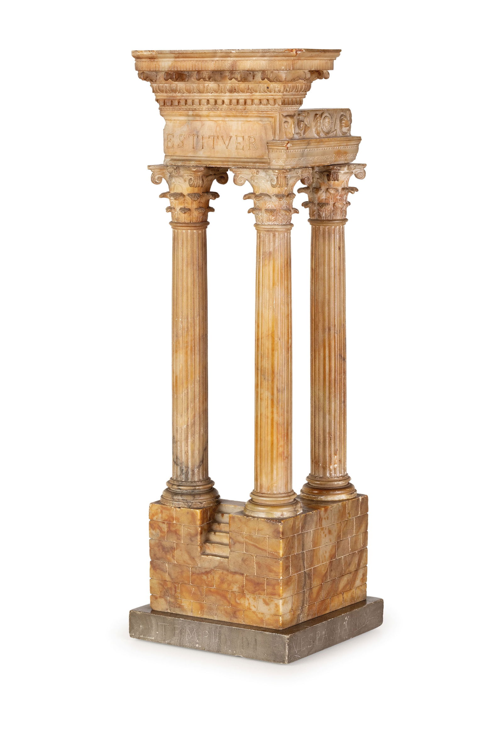 ELEMENTO DECORATIVO IN ALABASTRO, XX SECOLO (1 of 1)