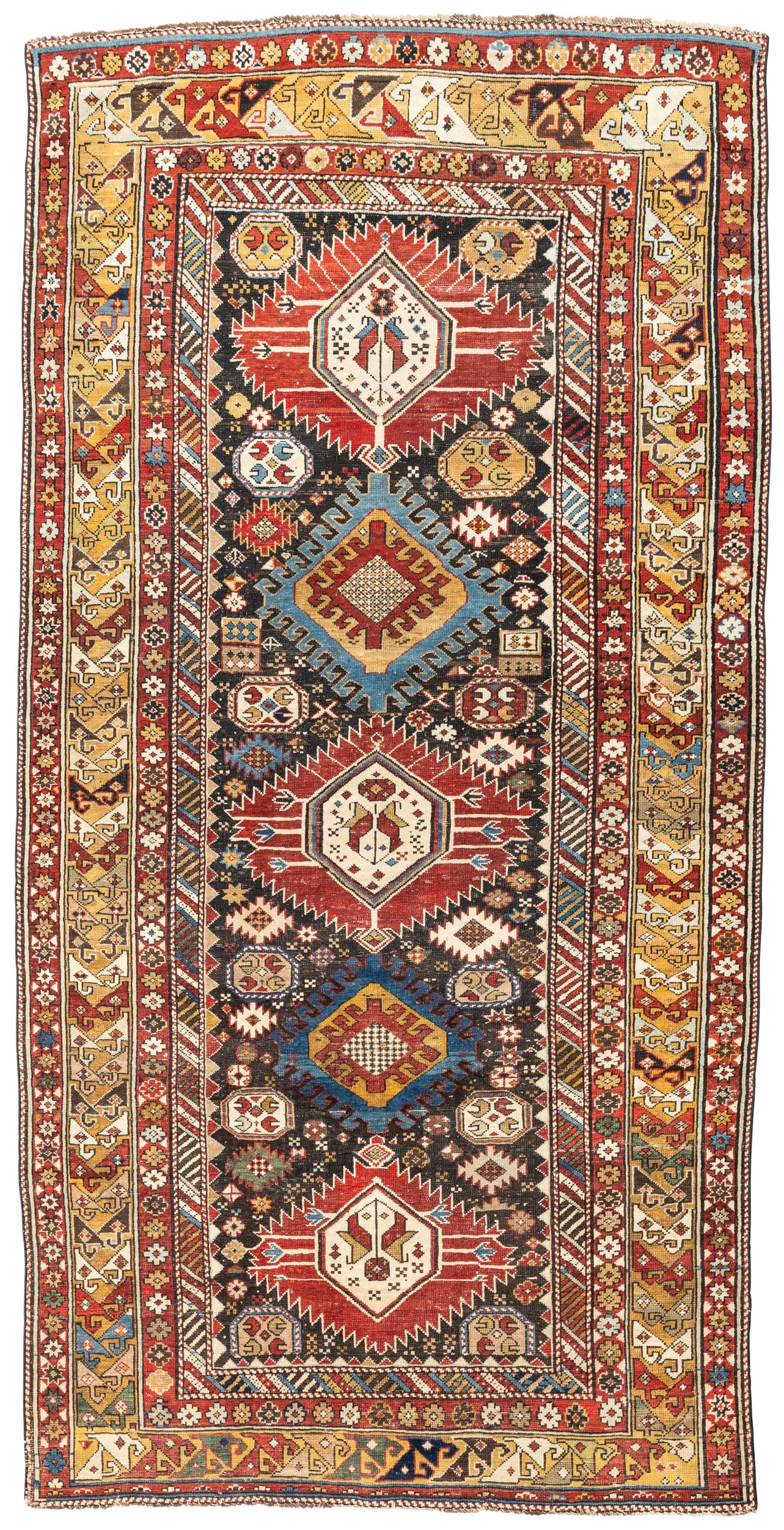 TAPPETO CAUCASICO, SHIRVAN KARAGHASHLY, SUD EST DEL (1 of 4)