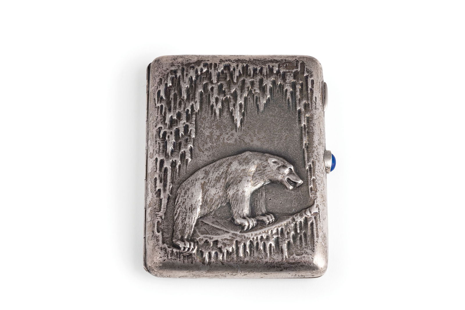 PORTASIGARETTE IN ARGENTO, MOSCA, 1908-1917, ORAFO D. (1 of 1)