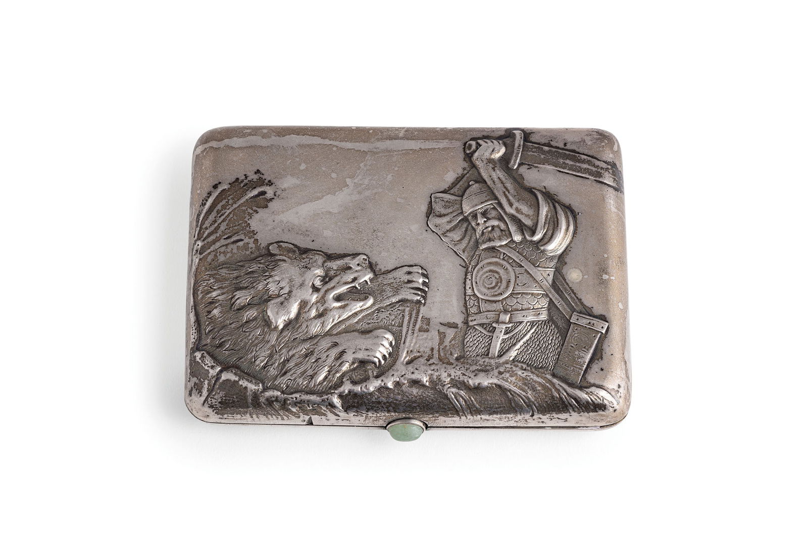 PORTASIGARETTE IN ARGENTO, MOSCA, 1908-1917, ORAFO I. (1 of 1)