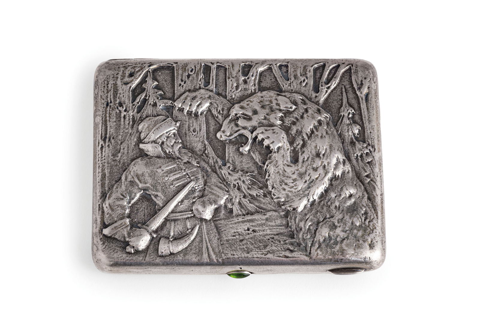 PORTASIGARETTE IN ARGENTO, MOSCA, 1908-1917, ORAFO I. (1 of 1)