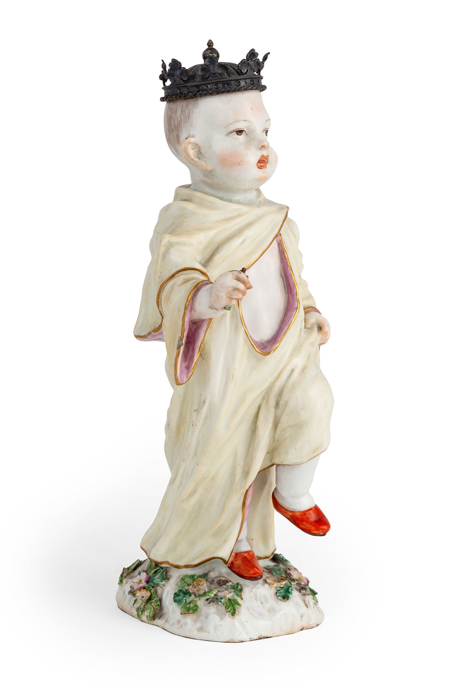 FIGURA IN PORCELLANA POLICROMA, MANIFATTURA DI (1 of 2)