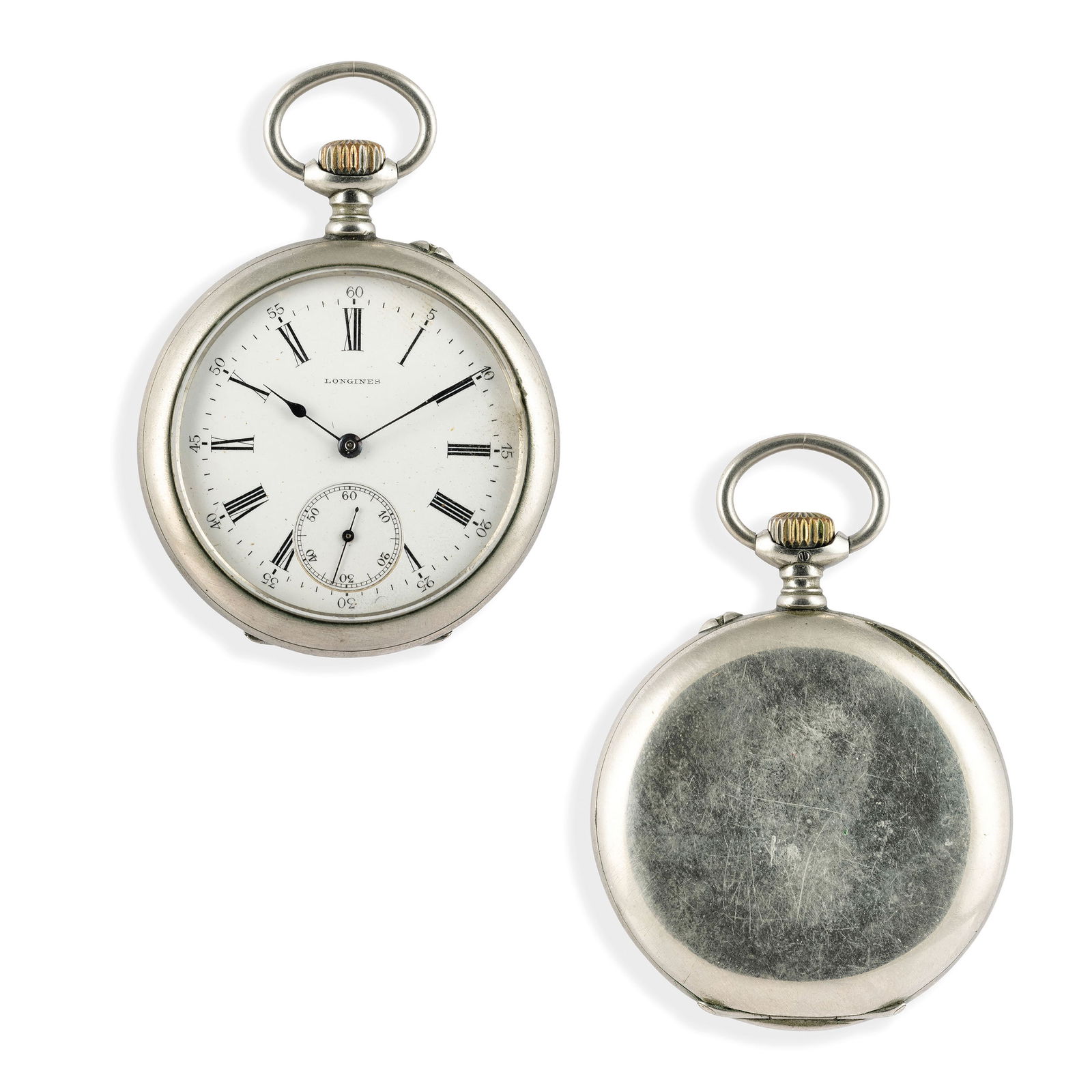 LONGINES, OROLOGIO DA TASCA IN METALLO CON CATENA IN (1 of 5)