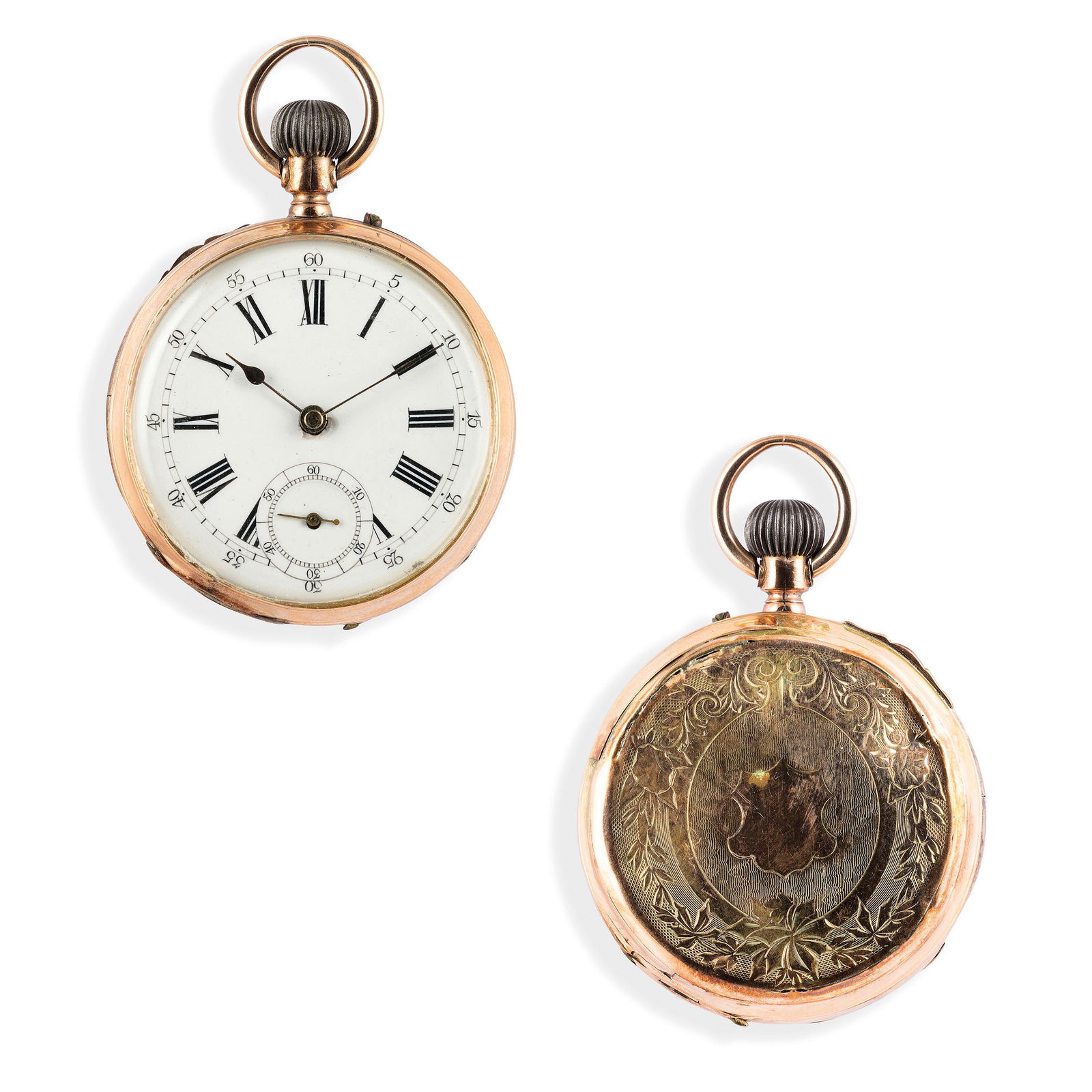 FRIZ HENRI LOCLE, OROLOGIO DA TASCA IN ORO, SVIZZERA (1 of 5)