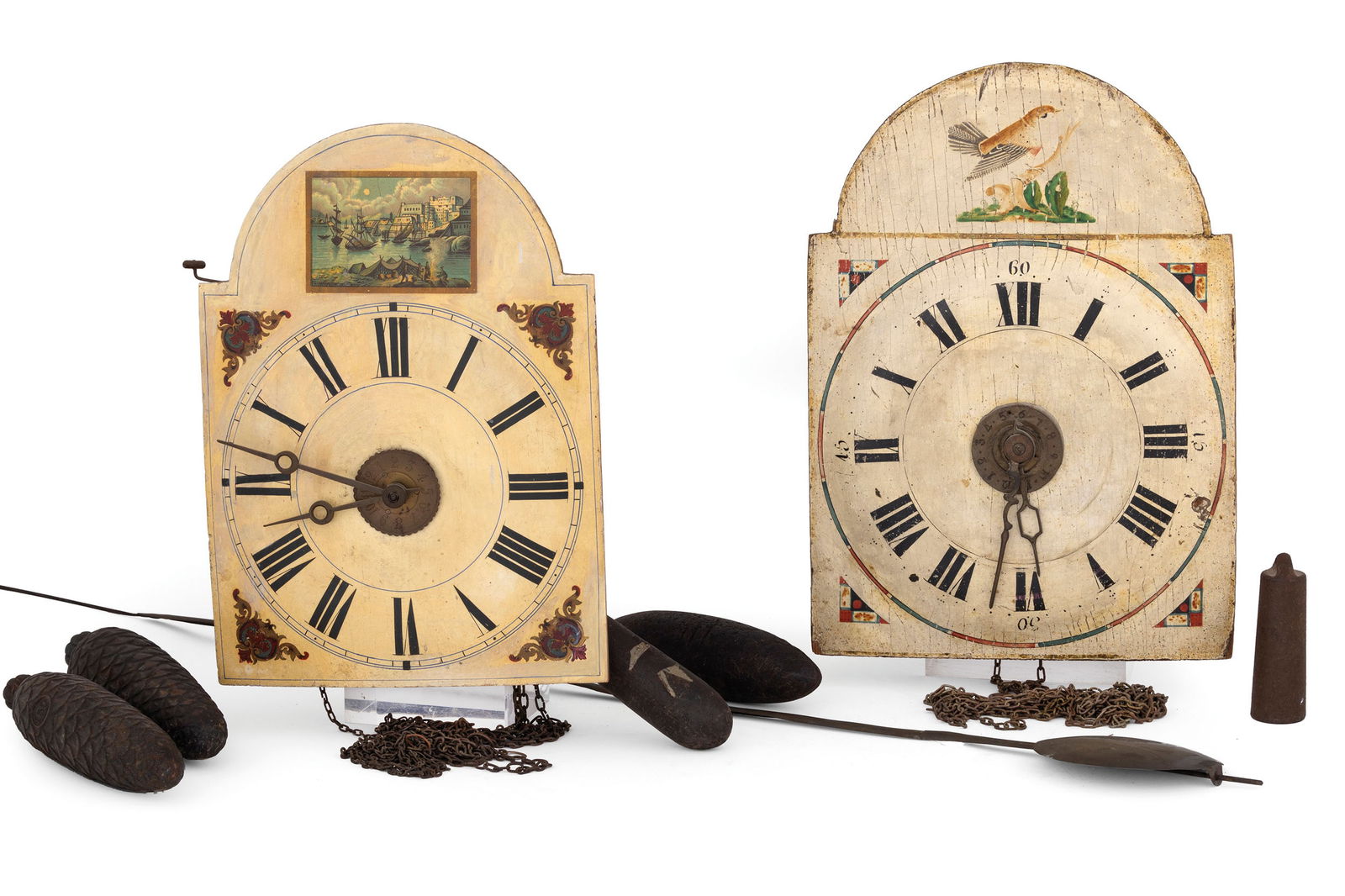 LOTTO COMPOSTO DA 2 OROLOGI A PENDOLO FORESTA NERA, (1 of 4)