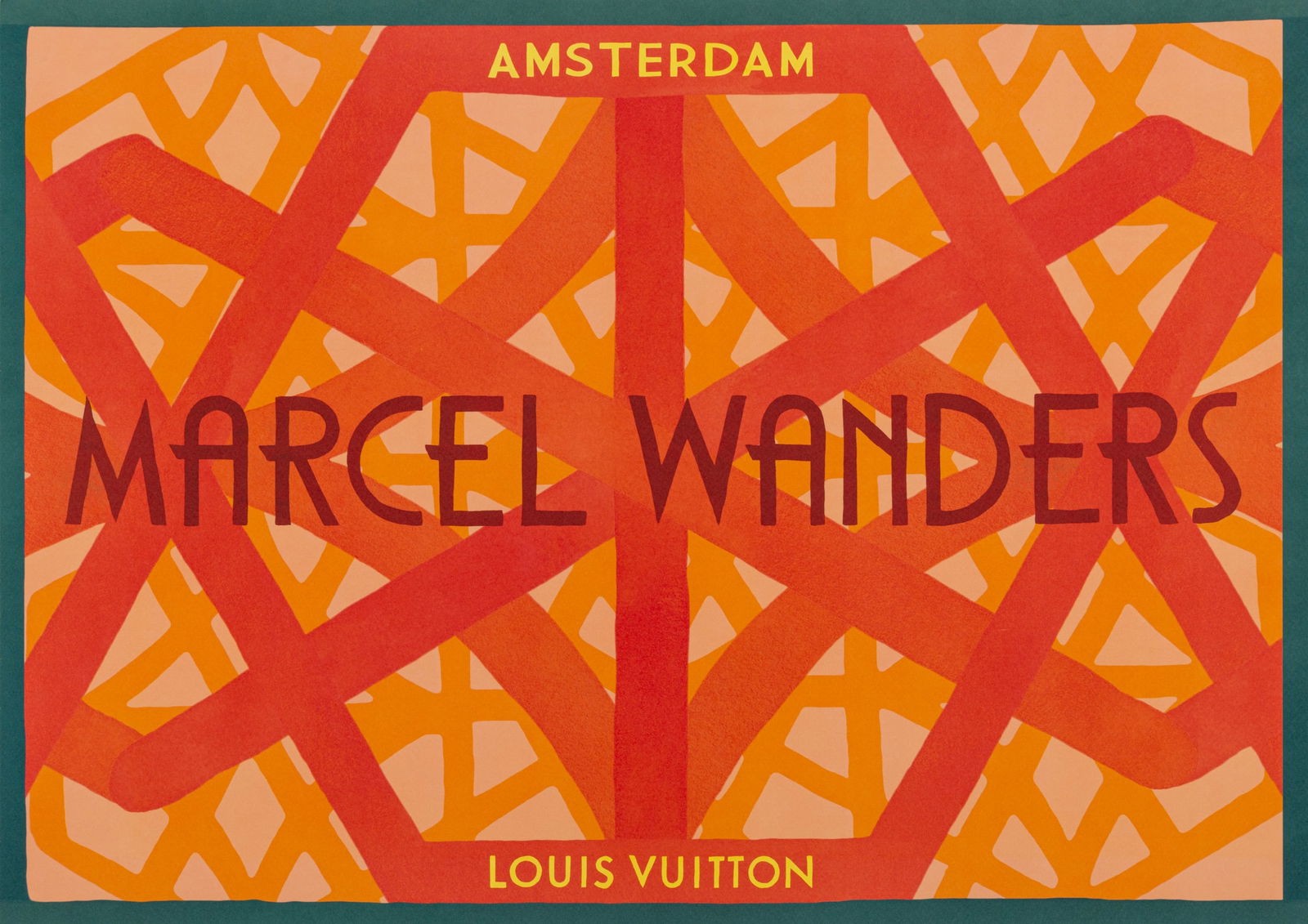 Amsterdam, Marcel Wanders, Louis Vuitton: [Diamond Screen, Marcel Wanders] Litografia [Objets Nomades] Illustrazione by Polly Brotherwood Stampato in Francia Misure h 51 x L 70 cm Condizioni A