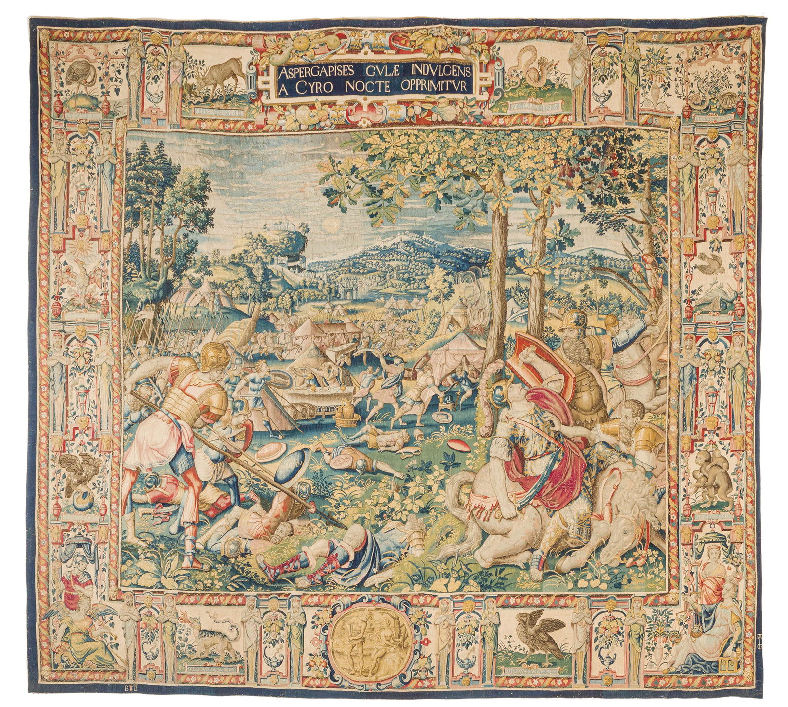 ARAZZO STORICO DI BRUXELLES DALLA STORIA DI CIRO IL (1 of 2)