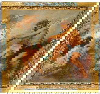 THOMAS STOTHARD: (Londra, 1755 - 1834) Trionfo di Nettuno Olio su tela, cm 125X134,5 Provenienza: The Audubon Canyon Ranch New York, Sotheby's, 7 aprile 1988, lotto 117 (come Thomas Stothard) Italia, collezione privat