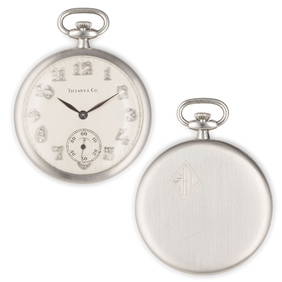 TIFFANY, OROLOGIO DA SMOKING IN PLATINO E BRILLANTI, (1 of 6)