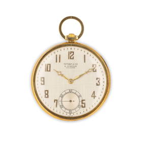 TIFFANY & CO E GUBELIN, OROLOGIO DA TASCA IN ORO DA (1 of 6)