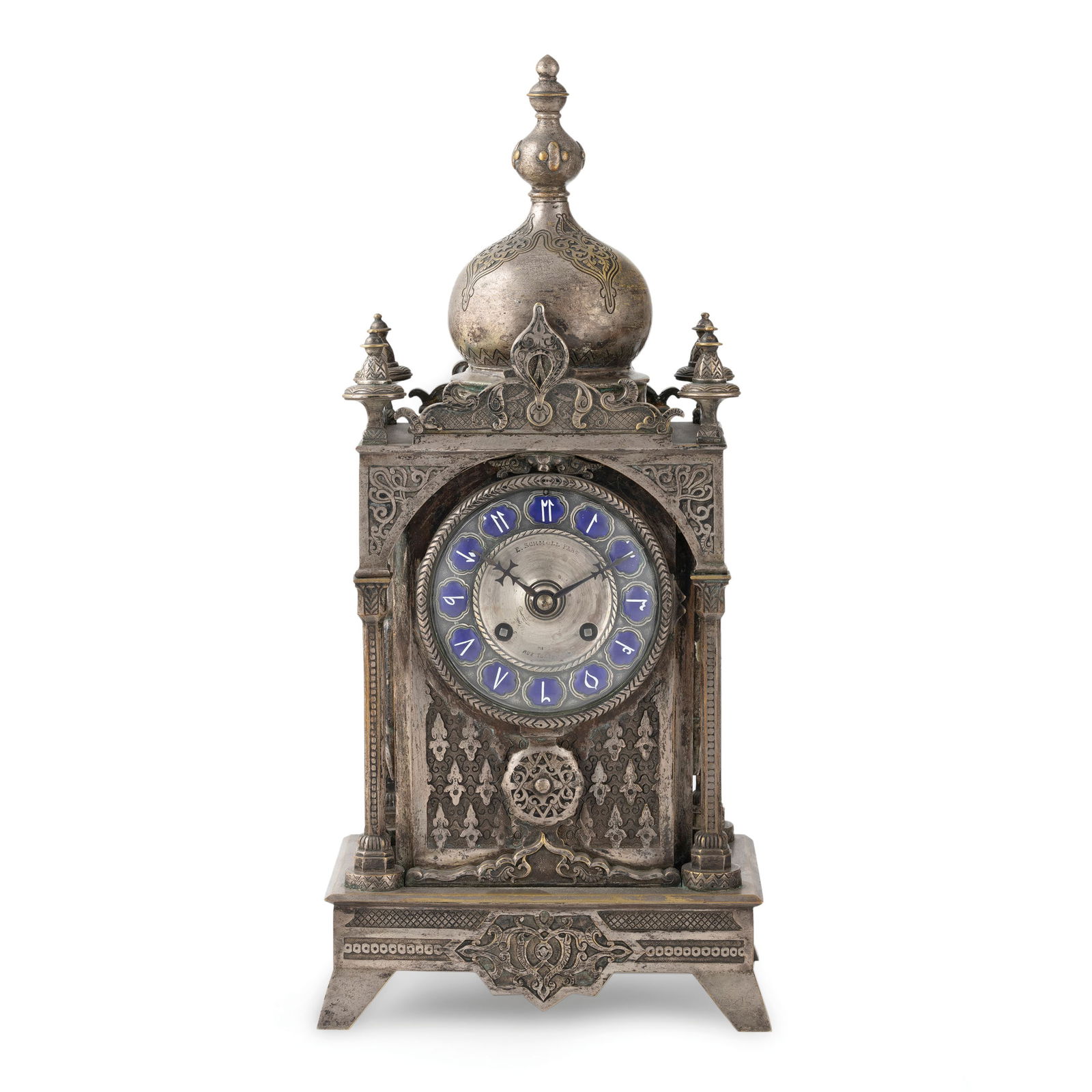 SCHMEIL FABT, OROLOGIO DA APPOGGIO IN METALLO (1 of 4)