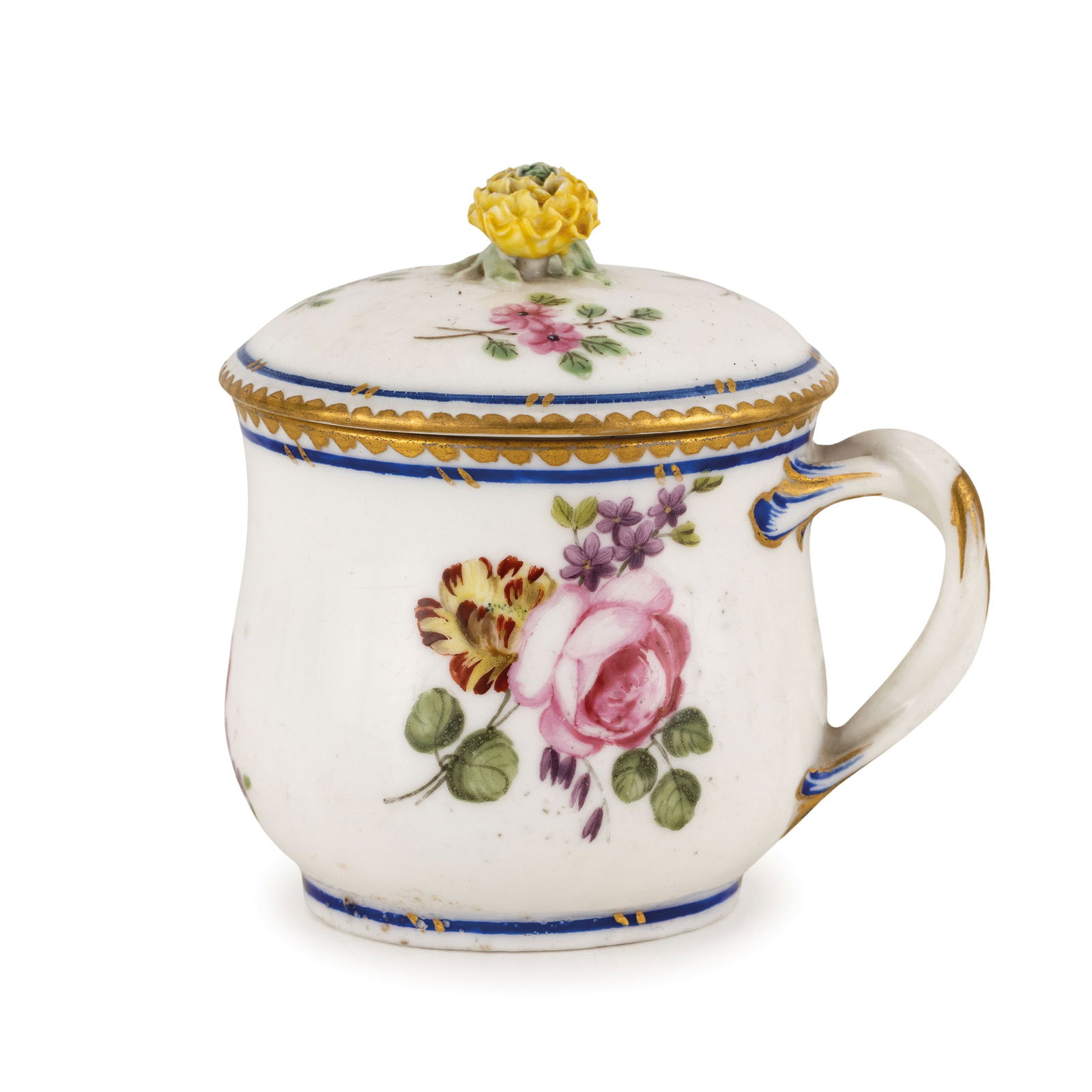 CREMIERA IN PORCELLANA POLICROMA, MANIFATTURA DI (1 of 1)