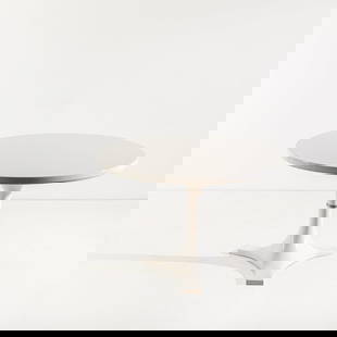 IGNAZIO GARDELLA & ANNA FERRERI CASTELLI: Tavolo mod 4993. Plastica, metallo cromato. Produzione Kartell 1966. cm 71x120 A TABLE BY I. GARDELLA & A. CASTELLI G. Gramigna, Repertorio del design italiano per l'arredamento domestico 1950-2000, T