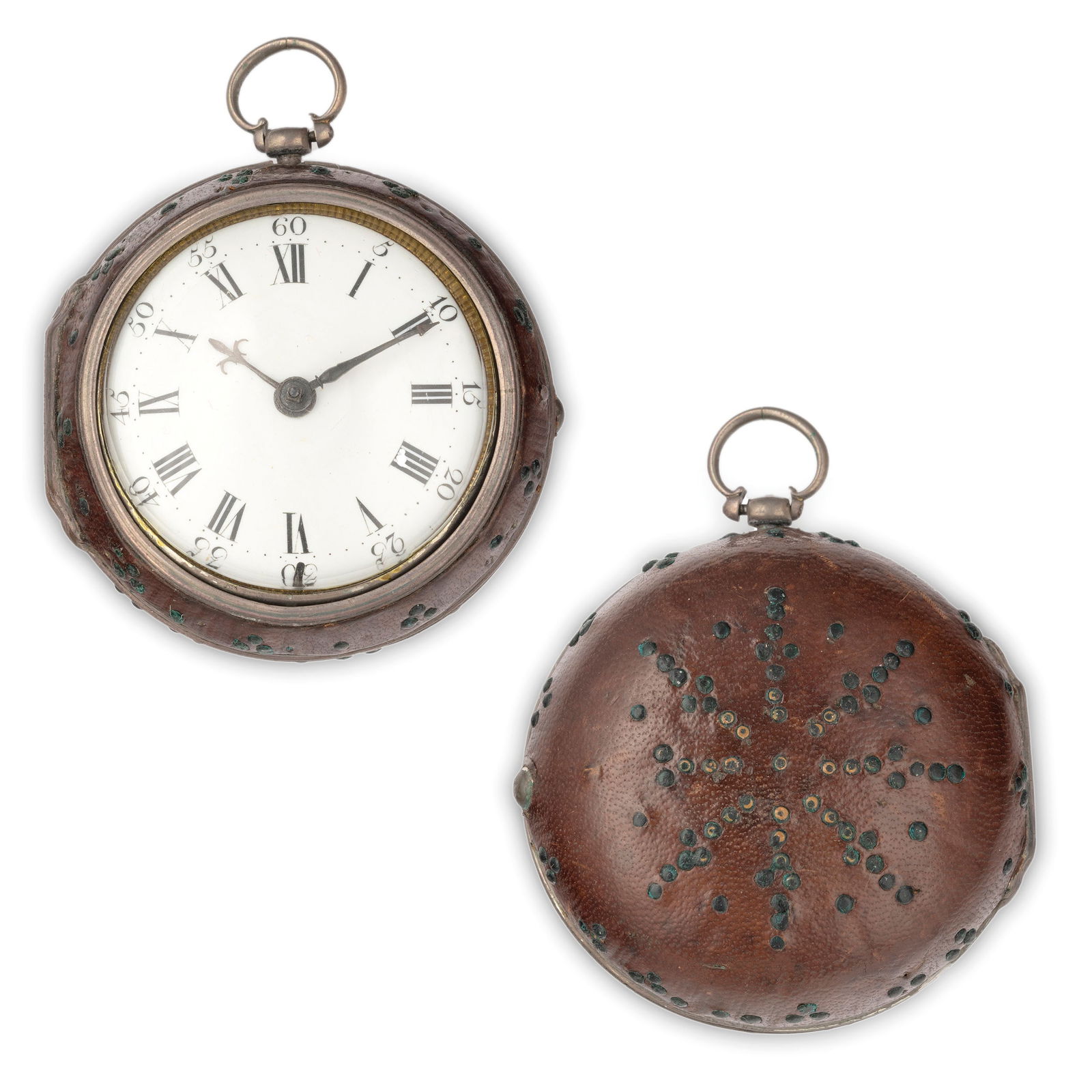 DUNLOP OROLOGIO DA TASCA A DOPPIA CASSA, INGHILTERRA (1 of 4)