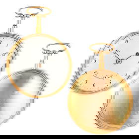 COURVOISIER & COMP, OROLOGIO DA TASCA IN ORO, CON: RIPETIZIONE ORE E QUARTI SU GONG, SVIZZERA 1795 CIRCA cassa in oro diametro 54 mm, quadrante bianco con numeri arabi, foro di carica a ore 2, lancette in acciaio brunite alla breguet, carrure decorata