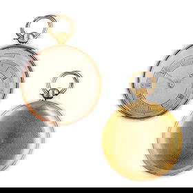 BREGUET A PARIS NO. 16988, OROLOGIO DA TASCA IN ORO,: SVIZZERA 1830 CIRCA cassa in oro diametro 33 mm, quadrante in argento, decentrato, decorato a guilloché, a ore 12 cartiglio con numero n. 16988, fondello decorato guilloché, parapolvere firm