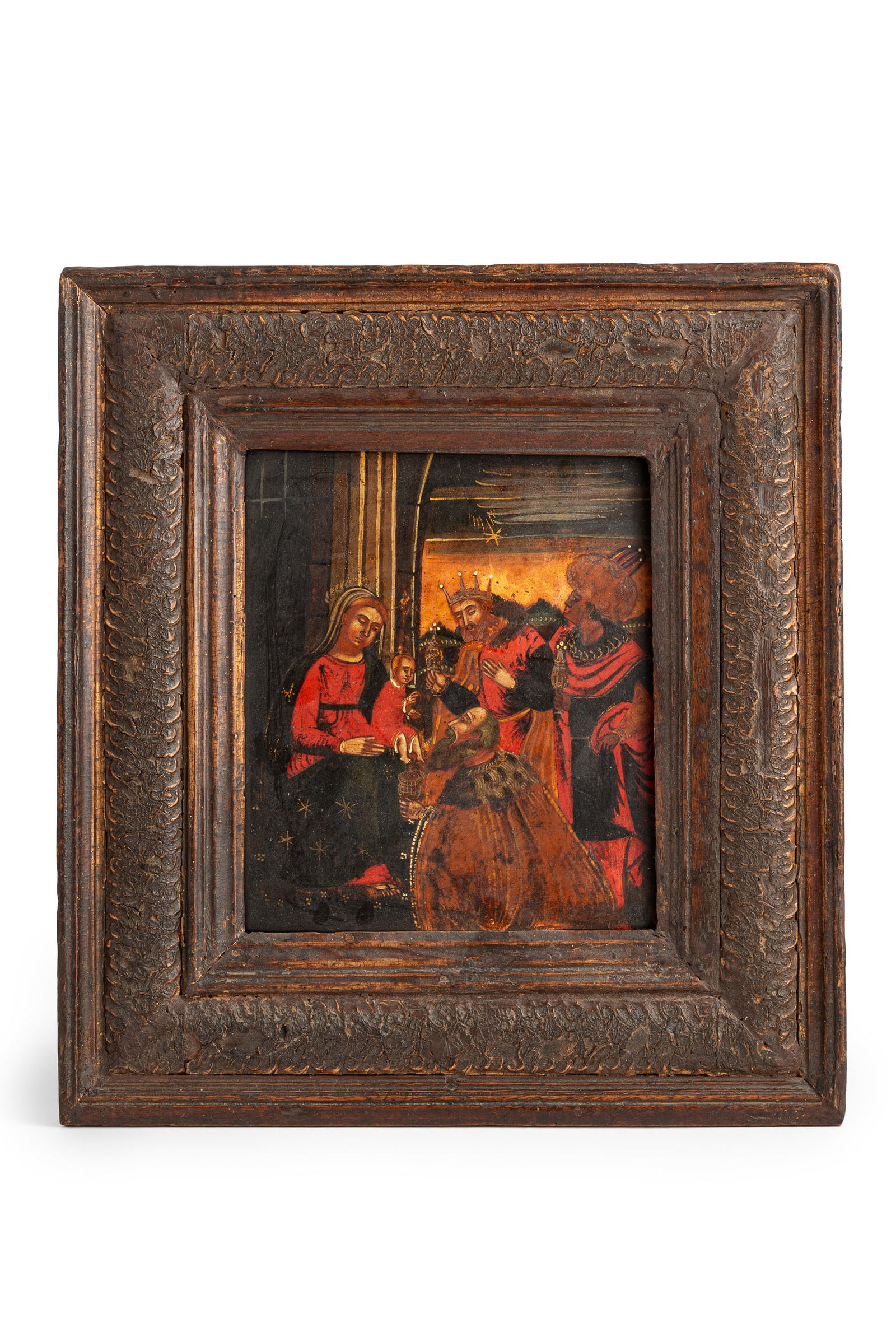 ICONA ADRIATICA RAFFIGURANTE L'ADORAZIONE DEI MAGI IN (1 of 1)