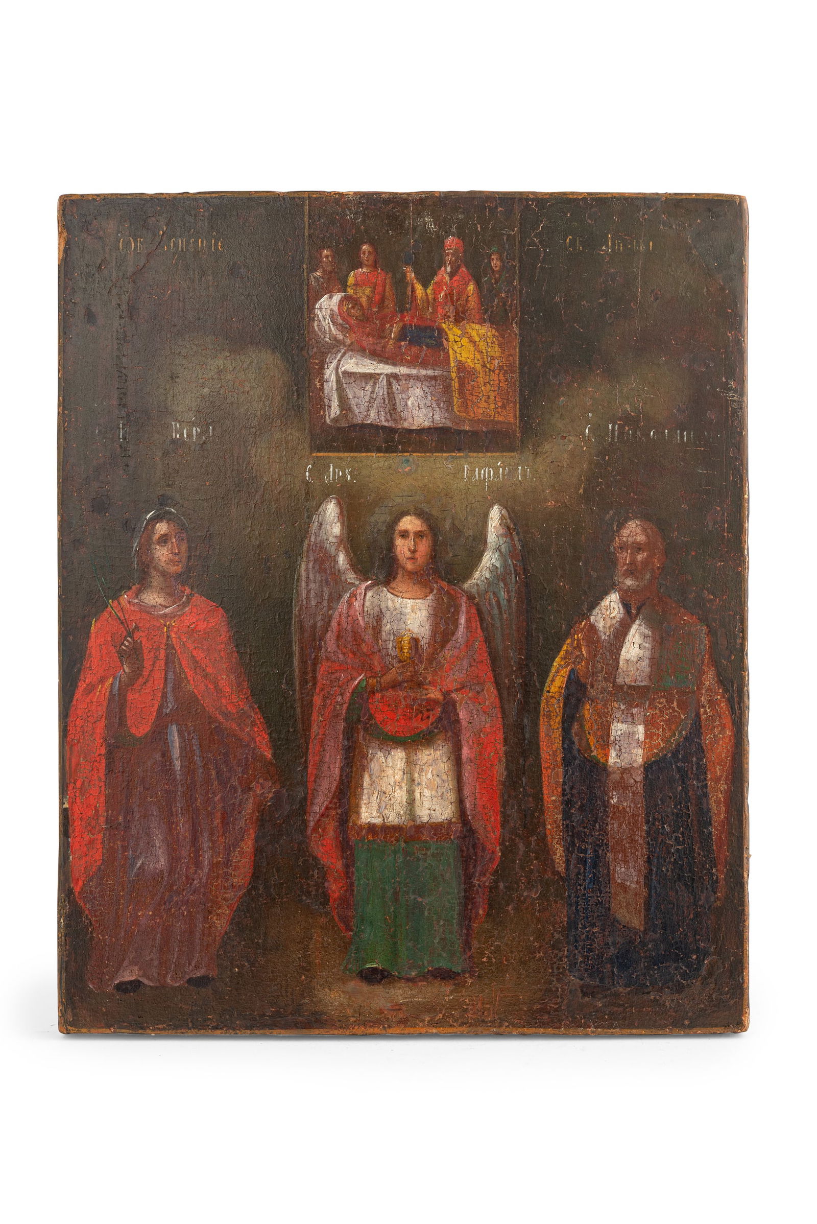 ICONA RUSSA RAFFIGURANTE L'ARCANGELO GABRIELE ED I (1 of 1)