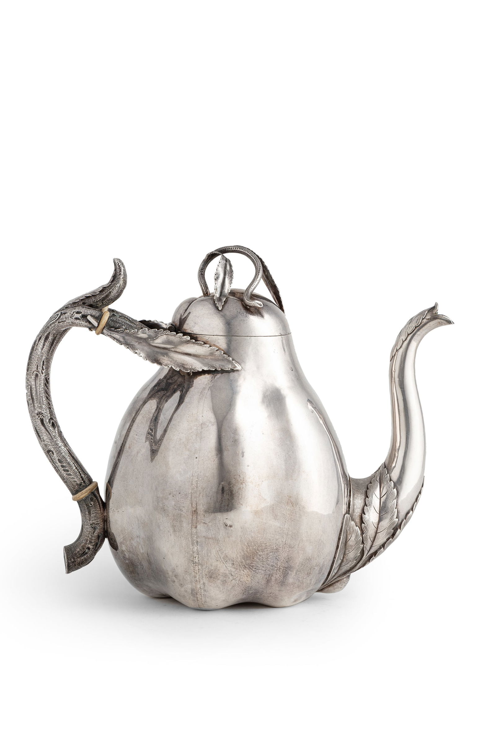 TEIERA IN ARGENTO, SAN PIETROBURGO, 1858, ORAFO M. (1 of 2)