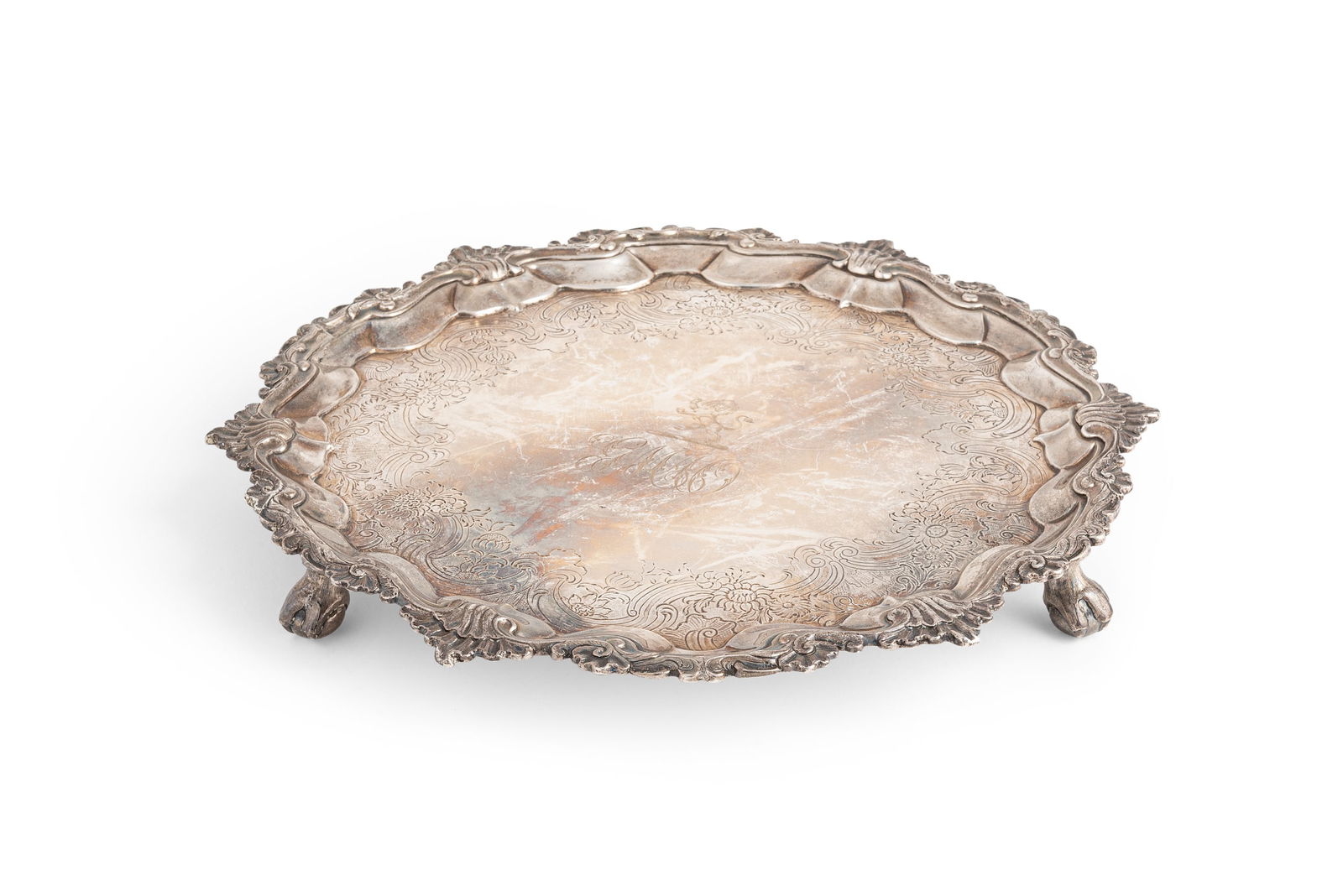 SALVER IN ARGENTO, LONDRA, 1750 (1 of 1)