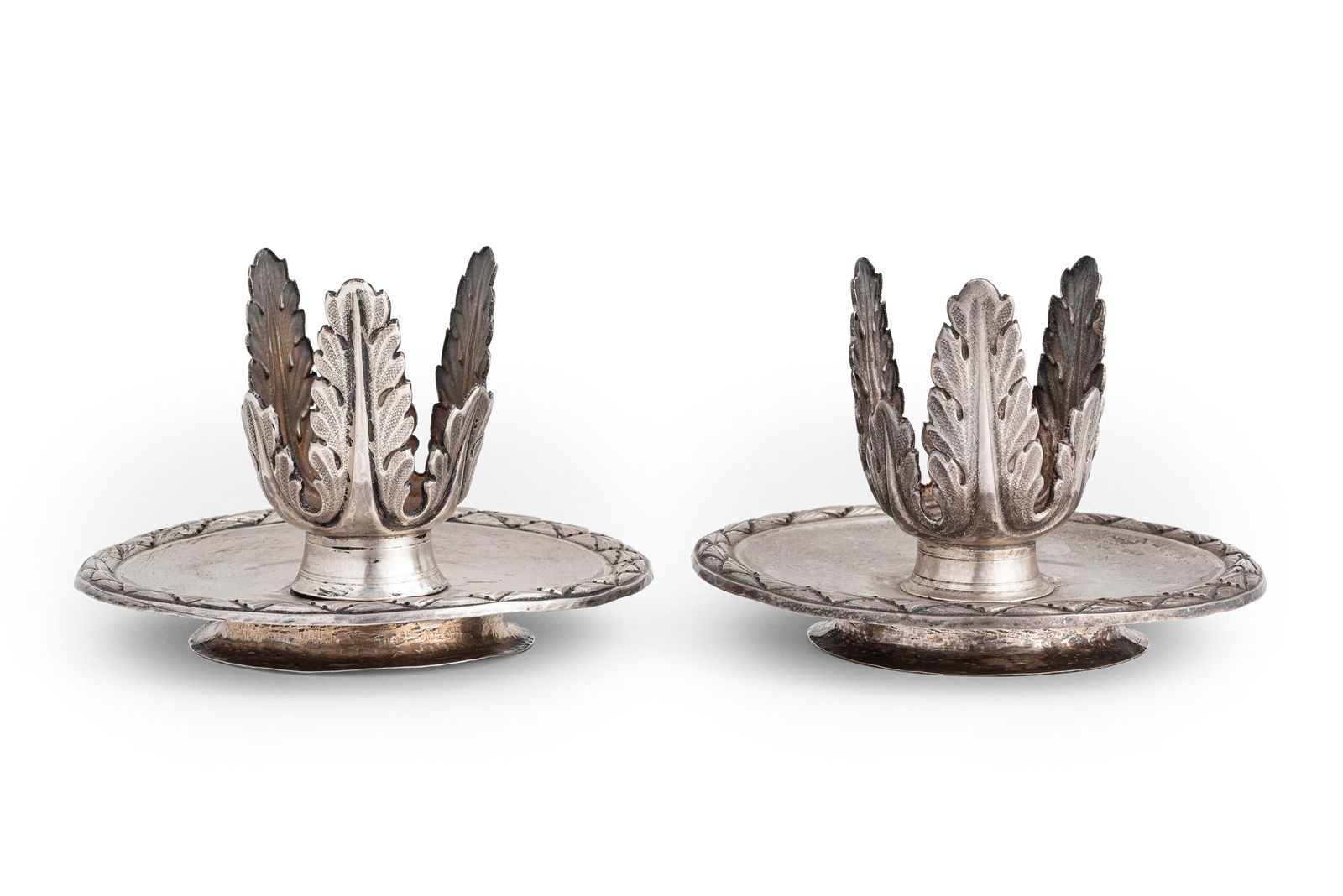 COPPIA DI TRAMBLEUSE IN ARGENTO, GENOVA, TORRETTA, 1793 (1 of 1)