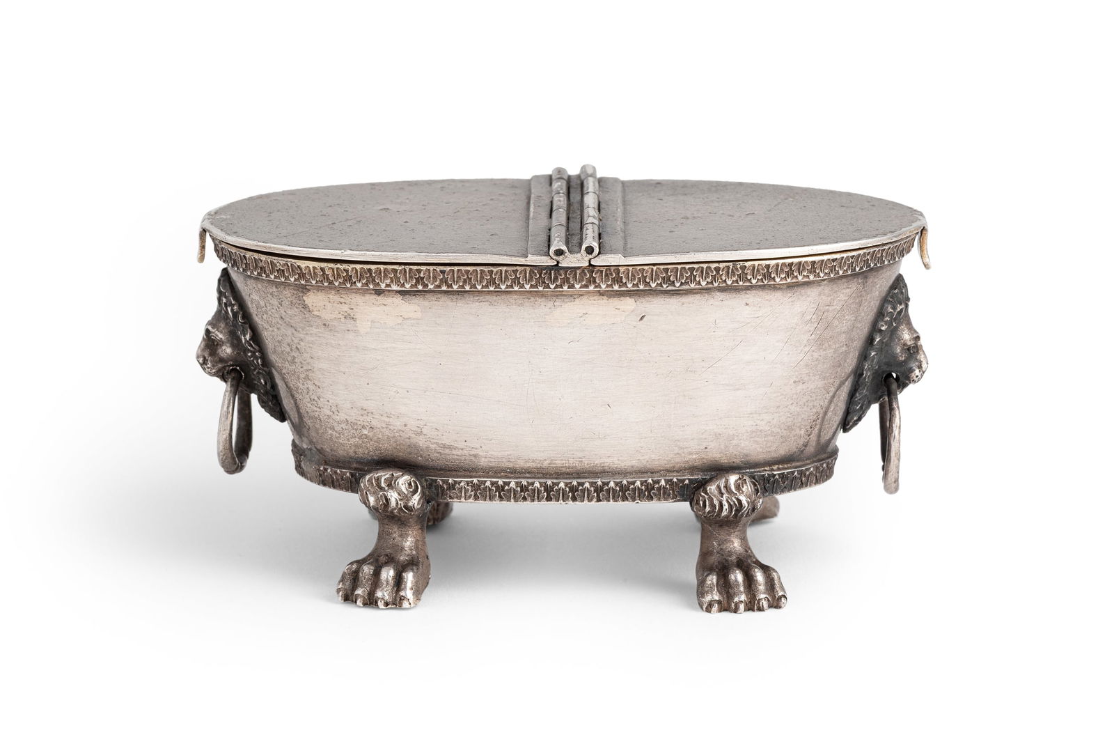 SALIERA A DOPPIO SCOMPARTO IN ARGENTO, ROMA, INIZI DEL (1 of 2)