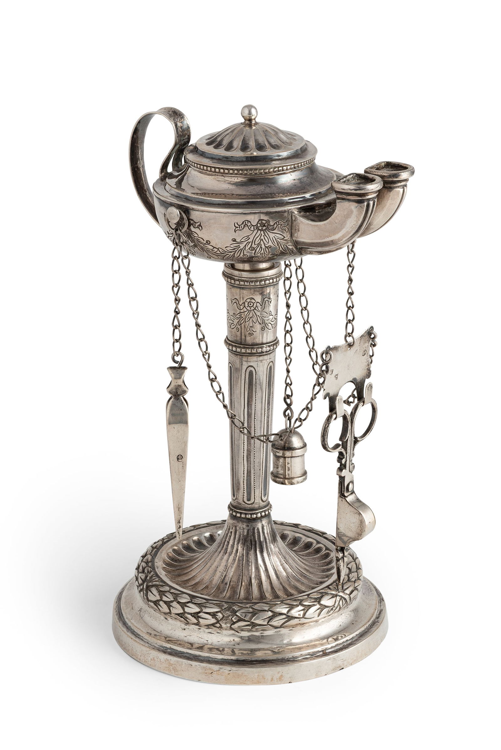 LUCERNA IN ARGENTO, ROMA, XVIII-XIX SECOLO, ORAFO A. (1 of 1)