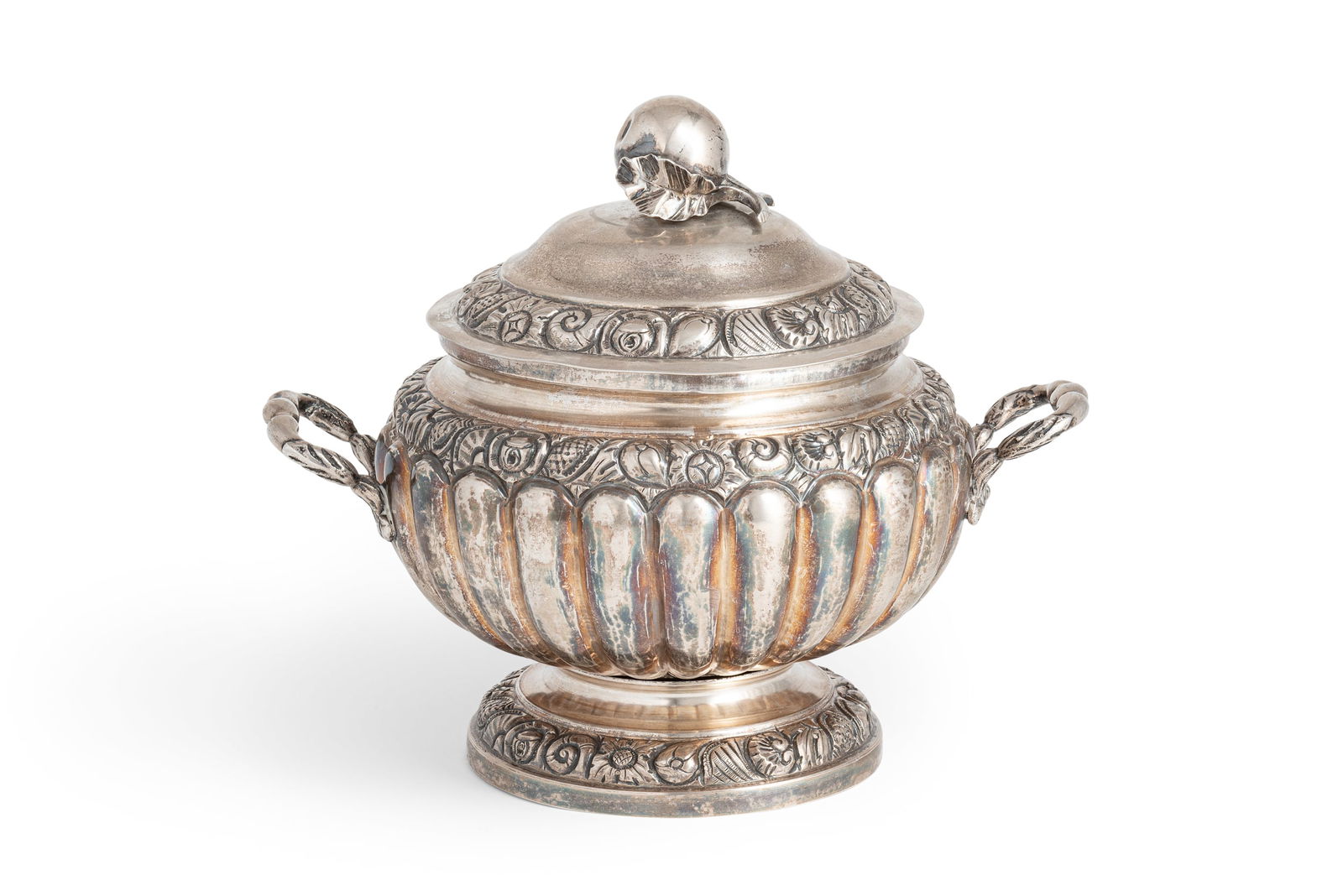 ZUPPIERA IN ARGENTO, NAPOLI, XIX SECOLO, ORAFO G. (1 of 1)