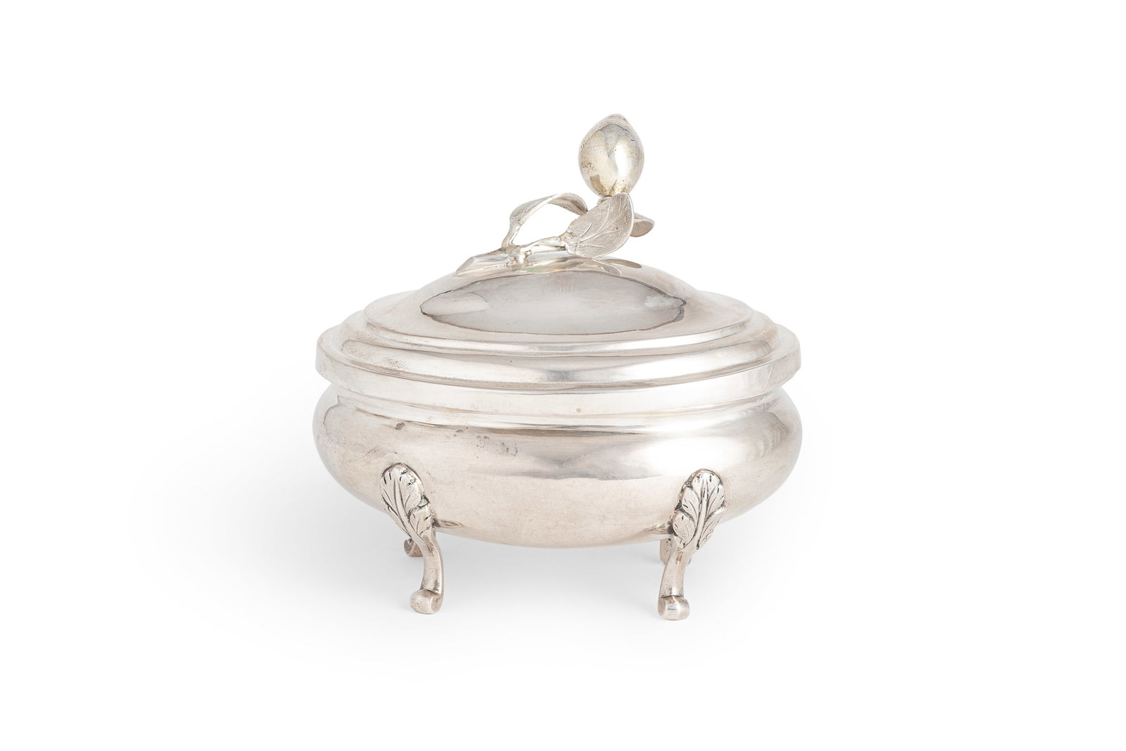 SCATOLA PORTA CEDRO IN ARGENTO, XIX-XX SECOLO (1 of 1)