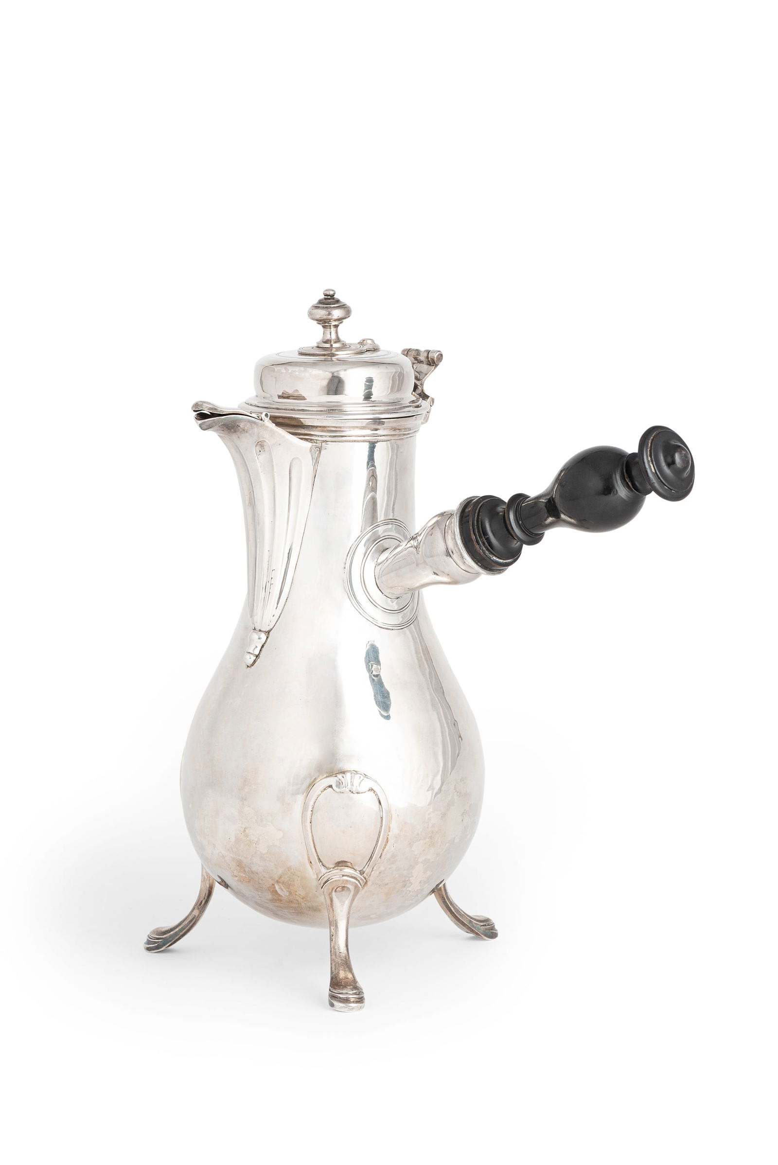 CIOCCOLATIERA IN ARGENTO, FRANCIA, XVIII SECOLO (1 of 1)